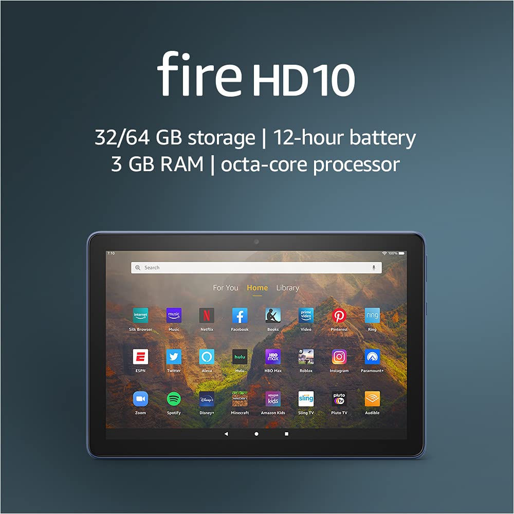 Amazon Fire HD 10 Tablet (10.1 Inch, 32GB, Black) with Luna Controller - Full HD 1080p Gaming Bundle for Streaming & Mobile Gaming | Perfect for Cloud Gaming, Entertainment & Travel