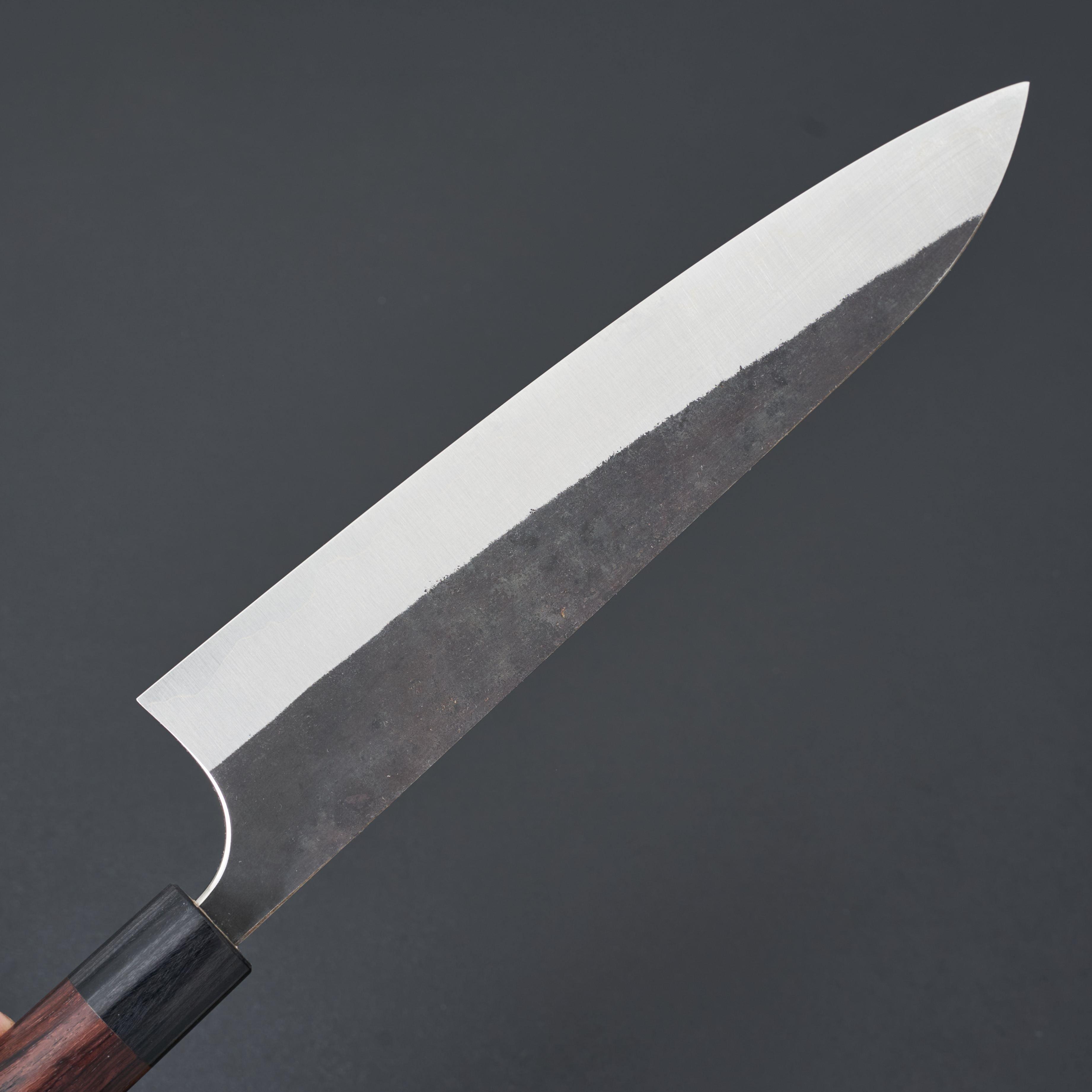 Premium Kato AS Kurouchi Gyuto 240mm Japanese Chef Knife - High Carbon Steel Blade for Professional Cooking, Slicing & Meat Cutting - Perfect for Home Chefs & Culinary Enthusiasts