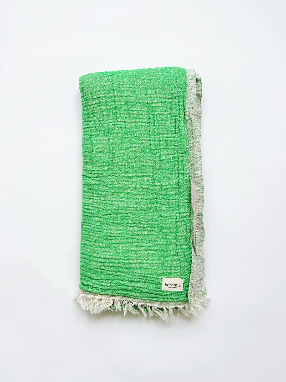 Premium Turkish Samos Hammam Towel - Soft & Absorbent Leaf & Rose Design for Spa, Beach & Yoga | Luxury Bath & Travel Towel