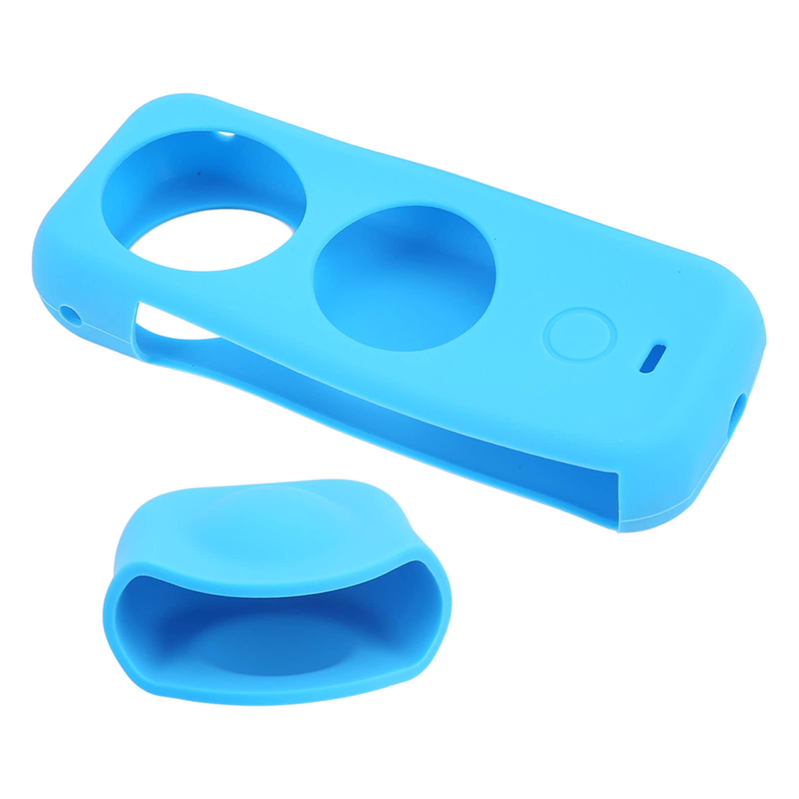 KIMISS Silicone Camera Protective Case for One X2 - Dustproof Panoramic Lens Cover, Shockproof & Scratch-Resistant (Blue) - Perfect for Travel, Outdoor Adventures & Vlogging