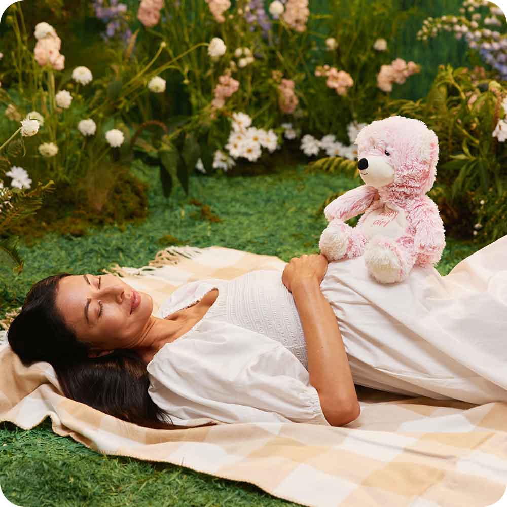 Adorable Baby Girl Bear Warmies - Soft & Cozy Plush Stuffed Animal for Toddlers & Infants - Perfect for Cuddling, Naptime & Playtime