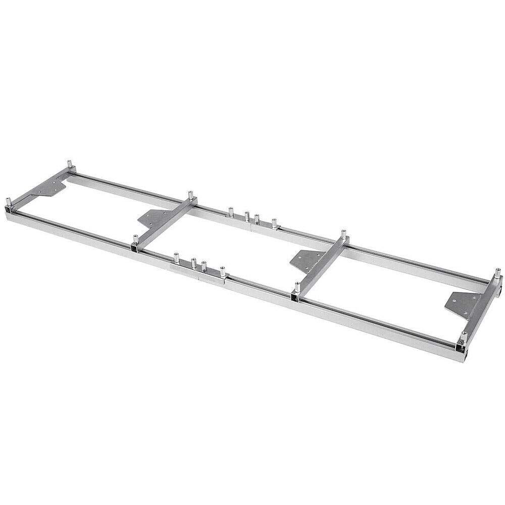9FT 2.7M Professional Aluminum Chainsaw Mill Guide System - Heavy Duty Reinforced Timber Ladder Track for Wood Lumber Board Cutting | Perfect for DIY Woodworking, Tree Milling, and Timber Framing Projects