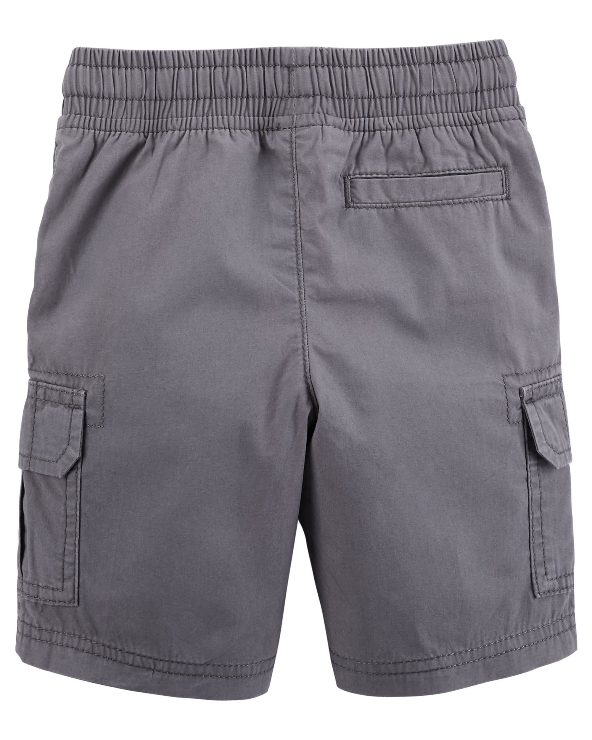 Carters Little Boys' Twill Cargo Shorts - Comfortable Cotton Summer Shorts for Toddlers & Kids - Perfect for Playtime, School & Outdoor Adventures