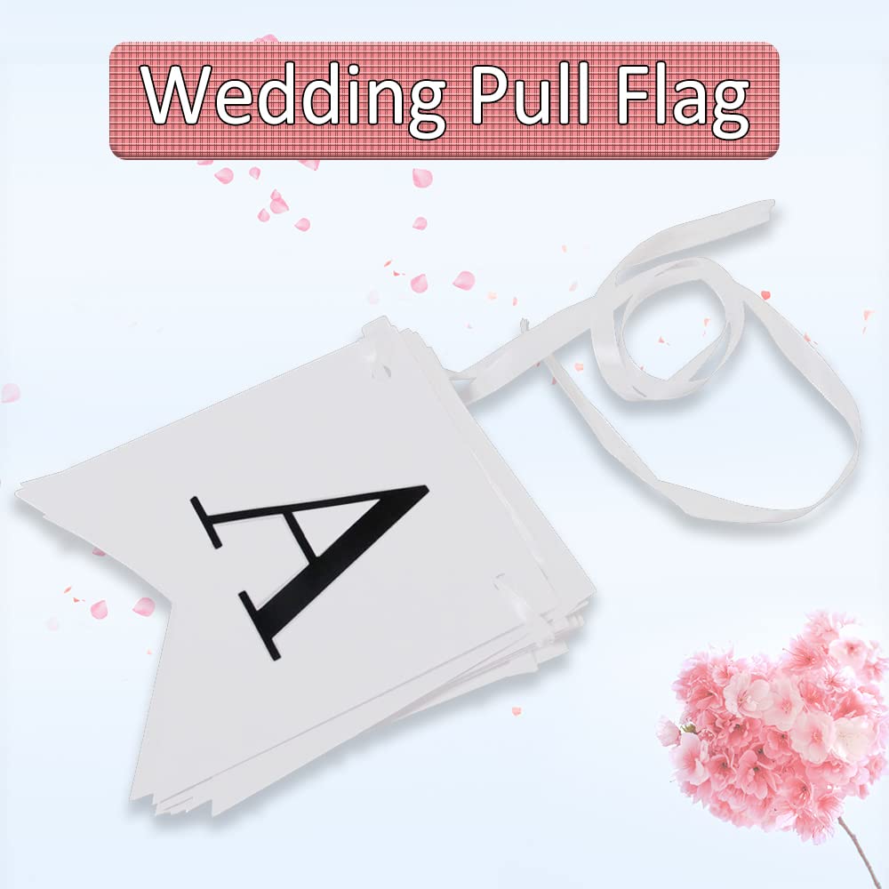 Just Married Car Decorations - Wedding Car Banner & Sign for Honeymoon, Photo Props & Vehicle Decor | Perfect for Wedding Getaway, Bridal Shower & Newlywed Photos