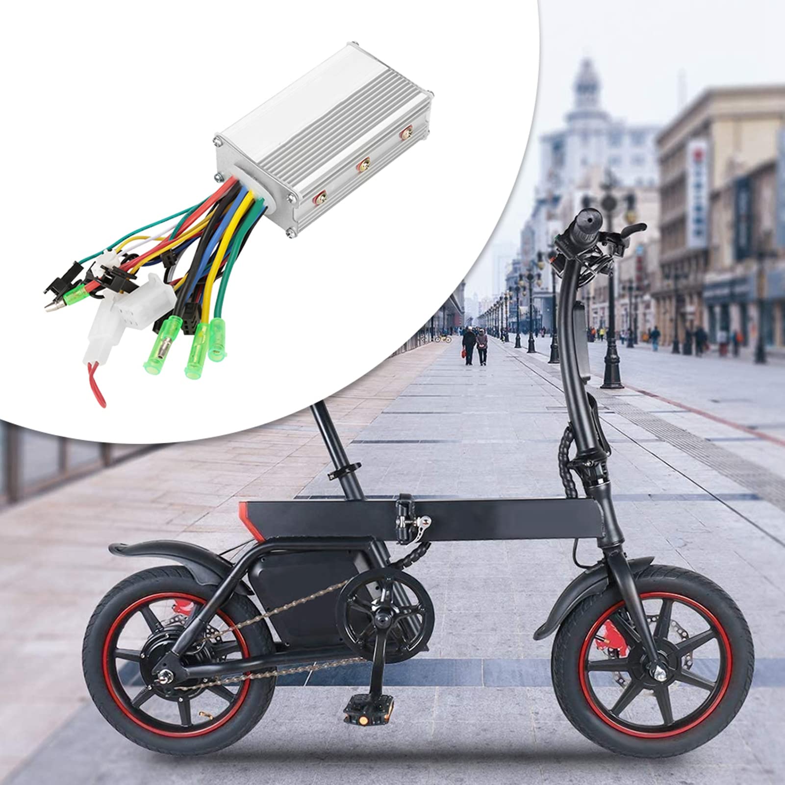 36V 48V 350W Brushless Motor Controller for Electric Scooters - High Performance E-Bike & E-Scooter Speed Controller - Perfect for DIY Electric Vehicle Upgrades & Replacement Parts