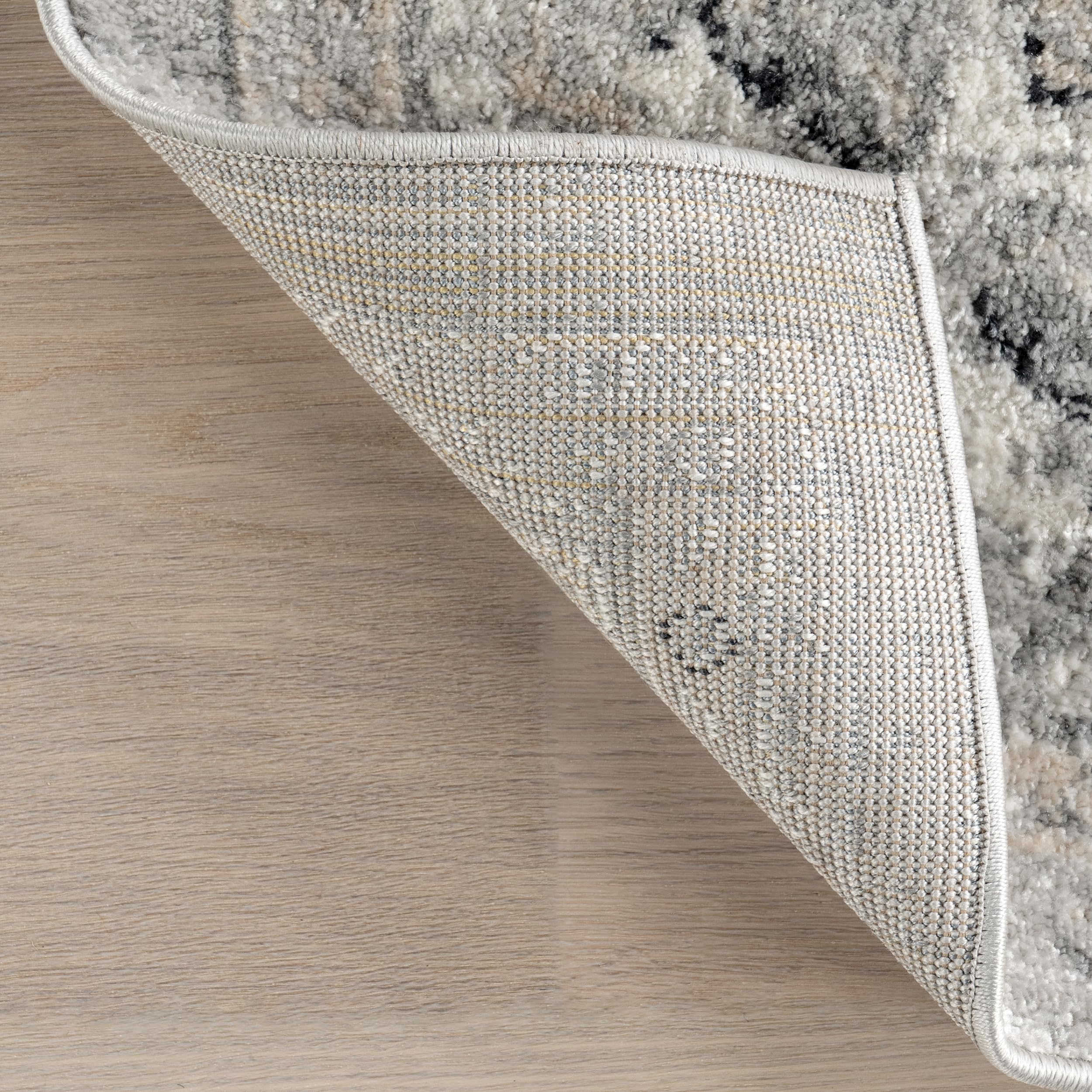 nuLOOM Gena Medallion 13x15 Area Rug - Soft Light Grey/Ivory Modern Medallion Pattern - Perfect for Living Room, Bedroom, Dining Room & Kitchen Decor - Adds Elegance to Any Home Interior