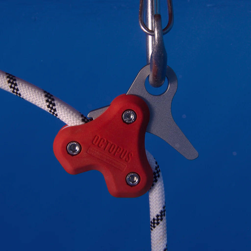 Octopus Freediving Pulling Systems Classic Red - Professional Snorkeling & Spearfishing Gear for Underwater Adventure & Training