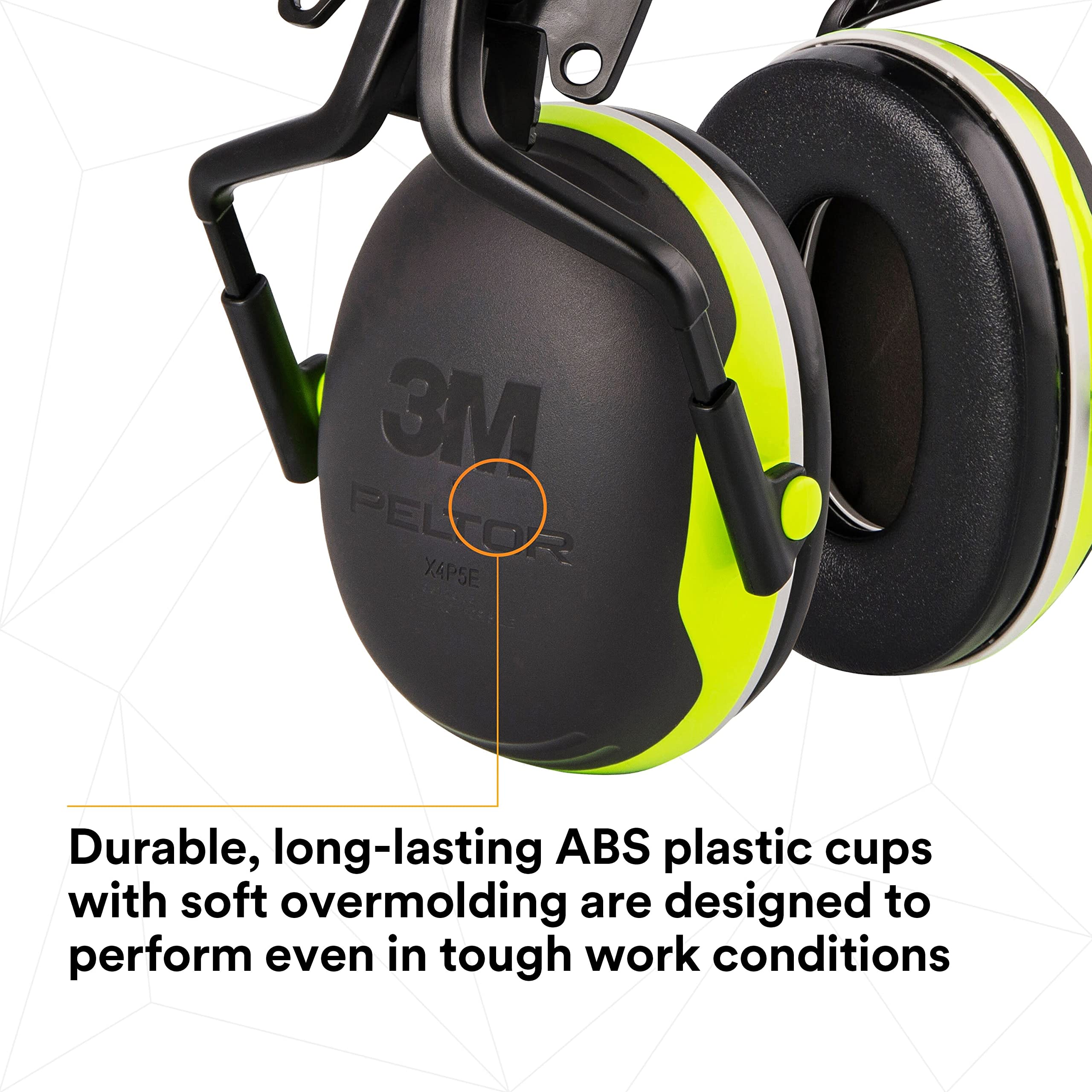 3M Standard Hard Hat with Attached Brim, ANSI Z89.1 Certified, Orange Safety Helmet for Construction & Industrial Use - One Size Fits Most Adults - Perfect for Construction Sites, Factories & Outdoor Work