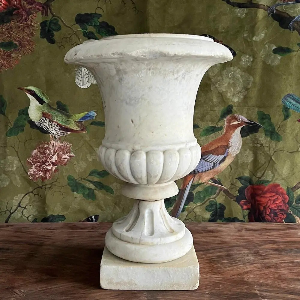 Antique Medici Urn Vase - Classic Italian Renaissance Style Decorative Vase for Home Decor, Wedding Centerpieces & Garden Accents