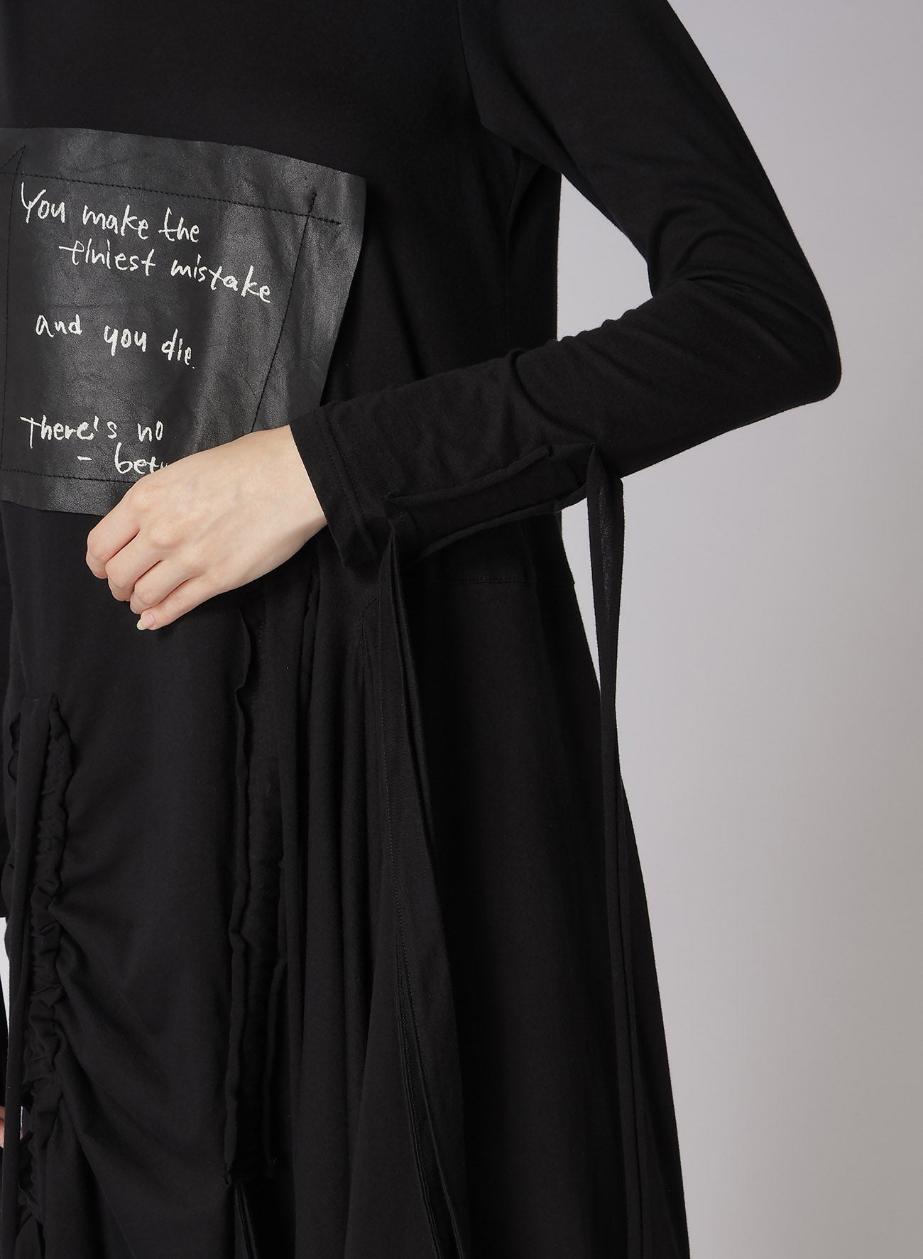 30 Pack Combed Jersey Leather Long Sleeve Dress with Message Print - Elegant & Stylish for Parties, Weddings, and Formal Events