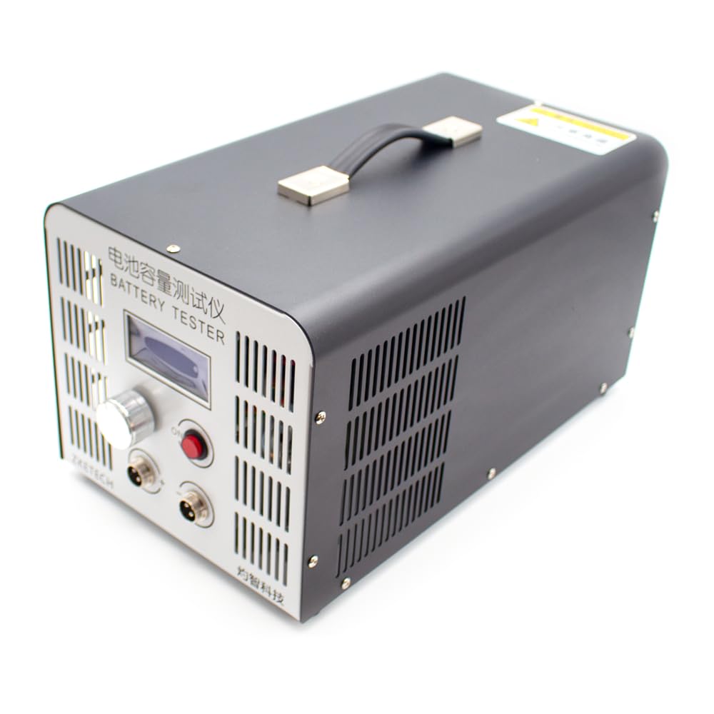 110V Lead-Acid Lithium Battery Capacity Tester - 12V to 72V 5A-10A Discharge Tester for Electric Bicycle, Motorcycle, Scooter & Golf Cart Batteries (EBD-B10H) - Perfect for Battery Maintenance & Performance Testing