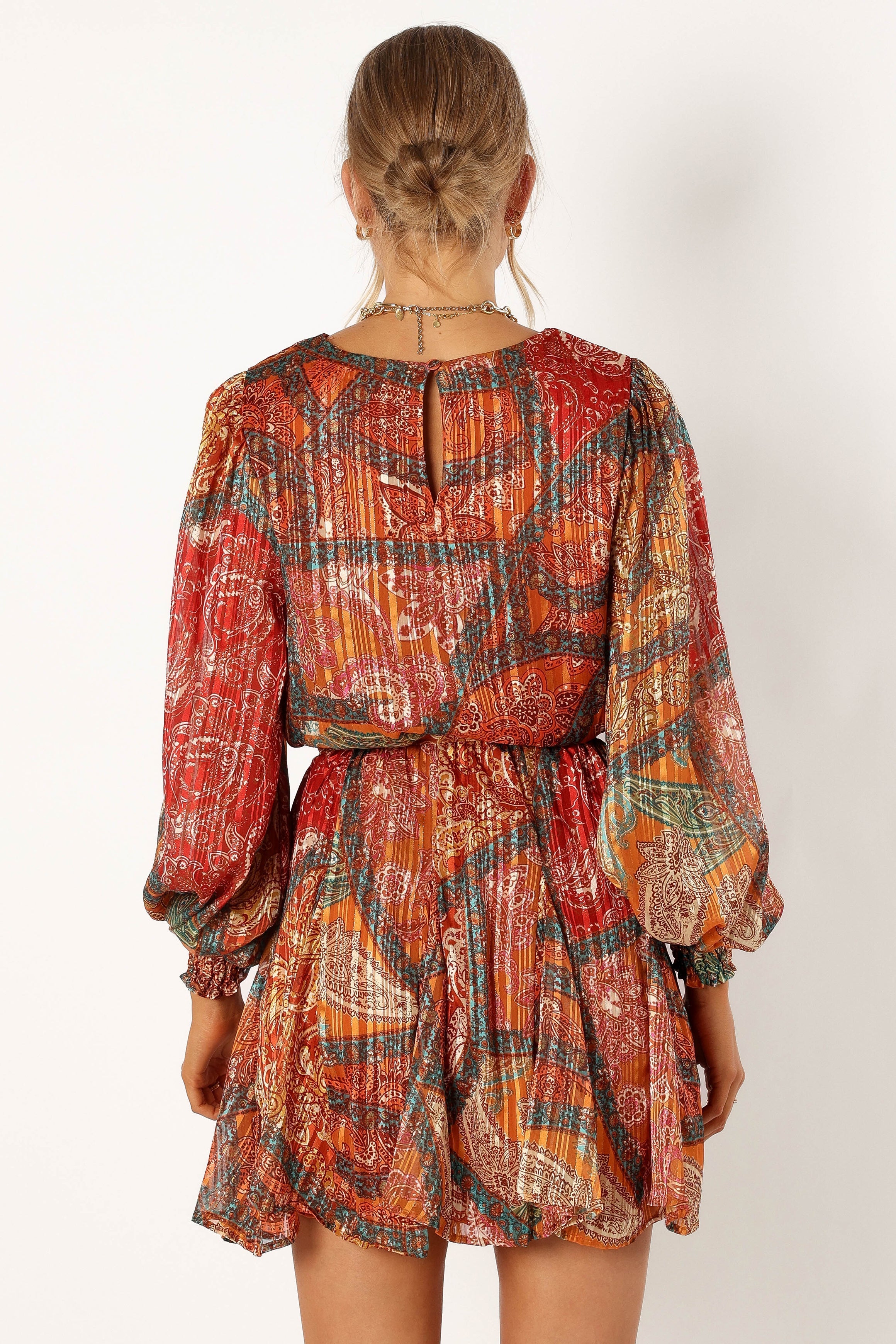 Gabriel Long Sleeve Mini Dress - Floral Print, Stretchy Fabric, Casual & Party Wear for Women | Perfect for Date Night, Office Outfits & Holiday Events