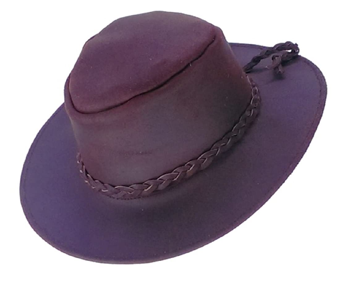 Sharpshooter Clint Eastwood Style Leather Cowboy Hat - Vintage Western Movie Replica for Men - Perfect for Cosplay, Halloween Costumes & Western Theme Parties