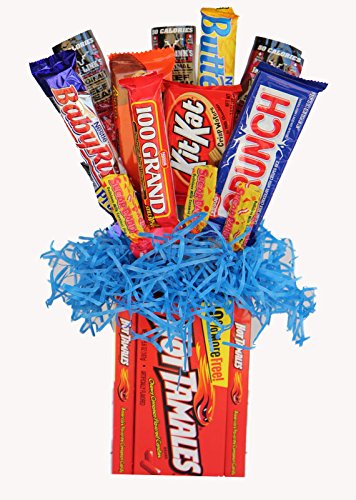 Hot Tamale Candy Bouquet - Spicy Cinnamon Flavored Mexican Candy Gift Set - Perfect for Birthdays, Holidays & Party Favors