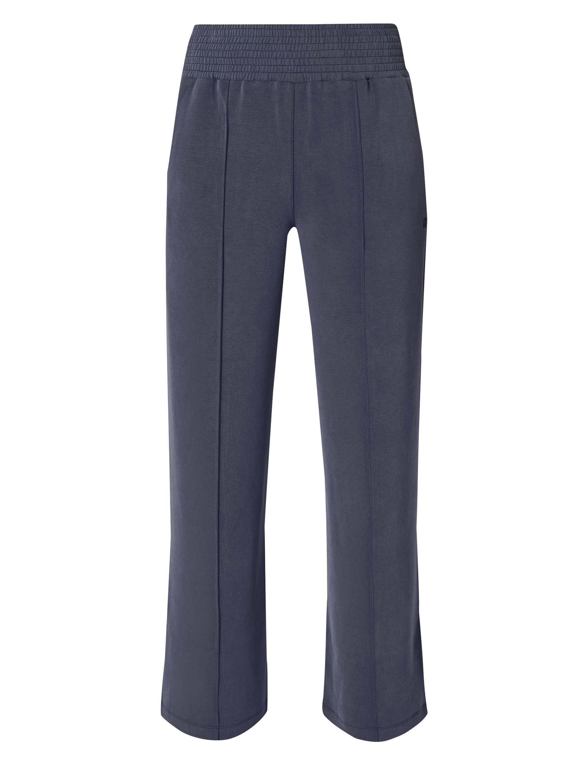 Sand Wash Cloud Weight Track Trousers for Women - Navy Blue Joggers for Running, Yoga & Lounge Wear | Comfortable Athletic Pants