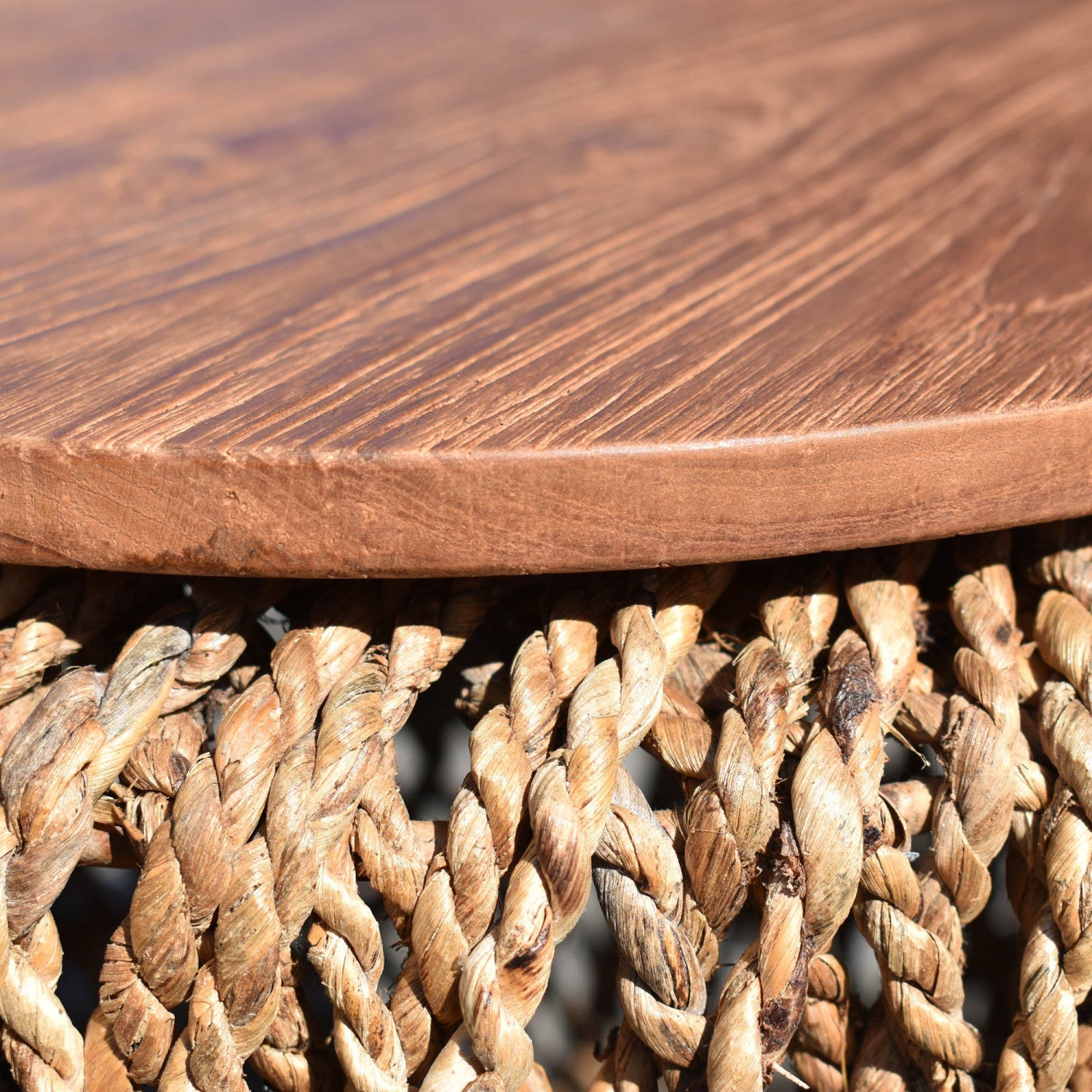 Brown Bayan Knut Side Table - Modern Wooden End Table for Living Room, Bedroom, or Office - Perfect for Coffee, Books, and Decor