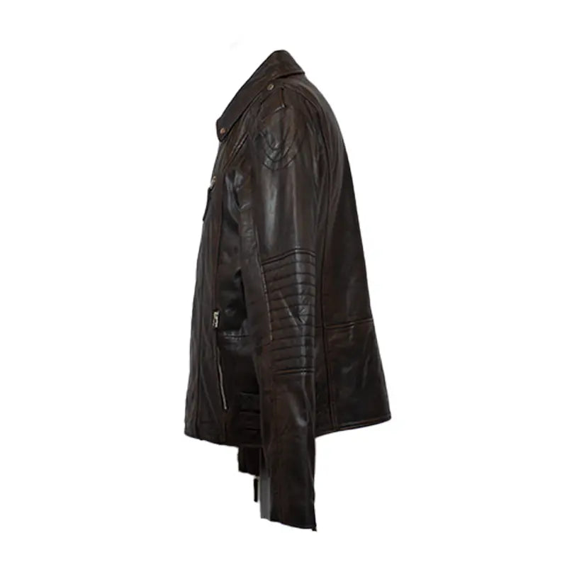 BOL Men's Classic Biker Look Leather Jacket - Stylish Motorcycle Fashion Outerwear for Riding & Casual Wear