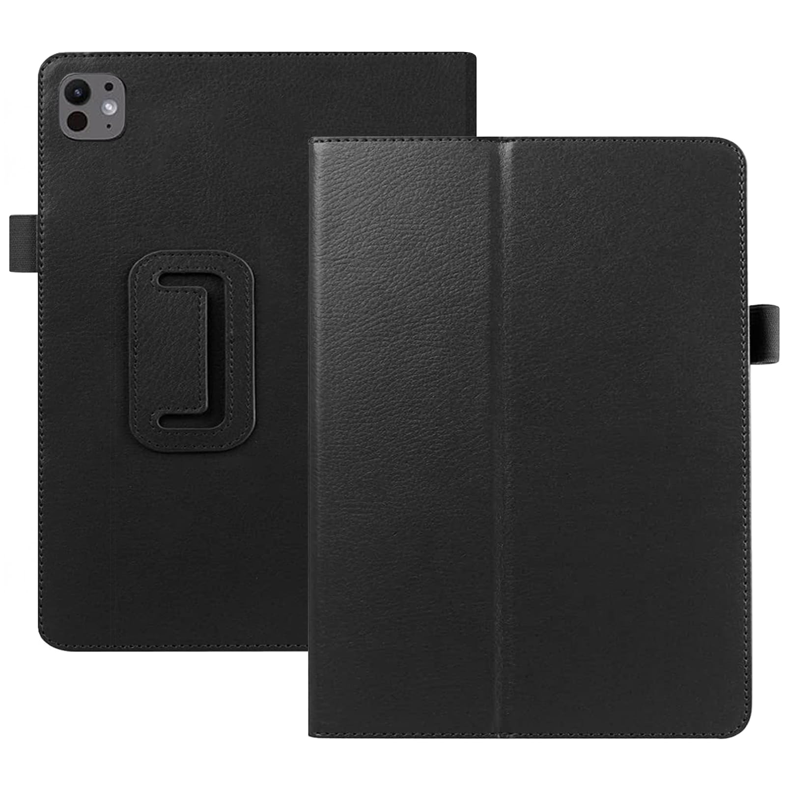 Premium PU Leather Folio Case for iPad Pro 13 Inch M4 (2024) - Protective Stand Cover with Apple Pencil Holder | Compatible with iPad Pro 13-inch M4 2024 Model (A2925/A2926/A3007) | Perfect for Work, Travel & Home Use | Black