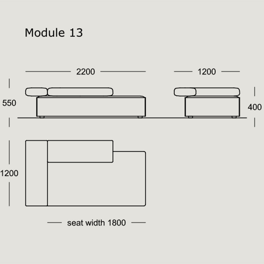 Modular Cinder Block Sofa Set - 8 & 15 Piece Configurations for Modern Living Room & Outdoor Spaces