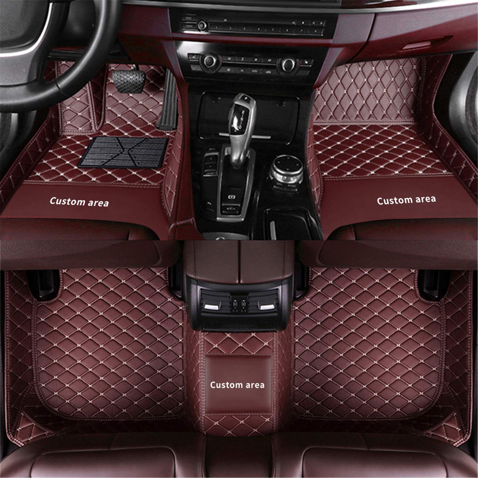 Custom Diamond Floor Mats for Smart Forfour - All-Weather Front & Rear Liners - Personalized Car Mats for Protection & Style - Perfect for Daily Commute, Road Trips & Car Shows