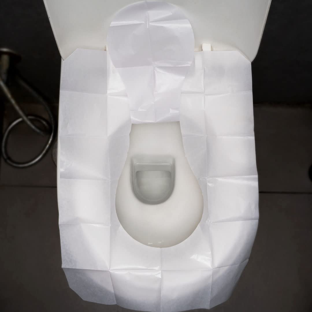 Pee Safe Disposable Toilet Seat Covers - 20 Pack | Germ Protection & UTI Prevention | Travel-Friendly & Eco-Friendly | Ideal for Public Restrooms, Airports & Camping Trips