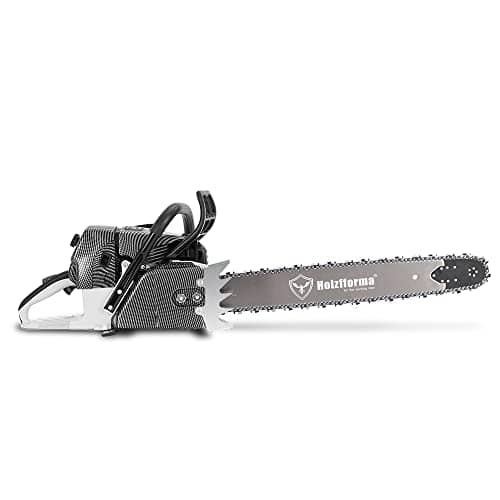 Holzfforma G660 PRO 92CC Gasoline Chainsaw Power Head with 36-Inch 3/8 .063 114DL Guide Bar & Chain - NGK Plug, Tank Guard, Normal Handle - Professional Wood Cutting, Tree Felling, Firewood Processing & Landscaping