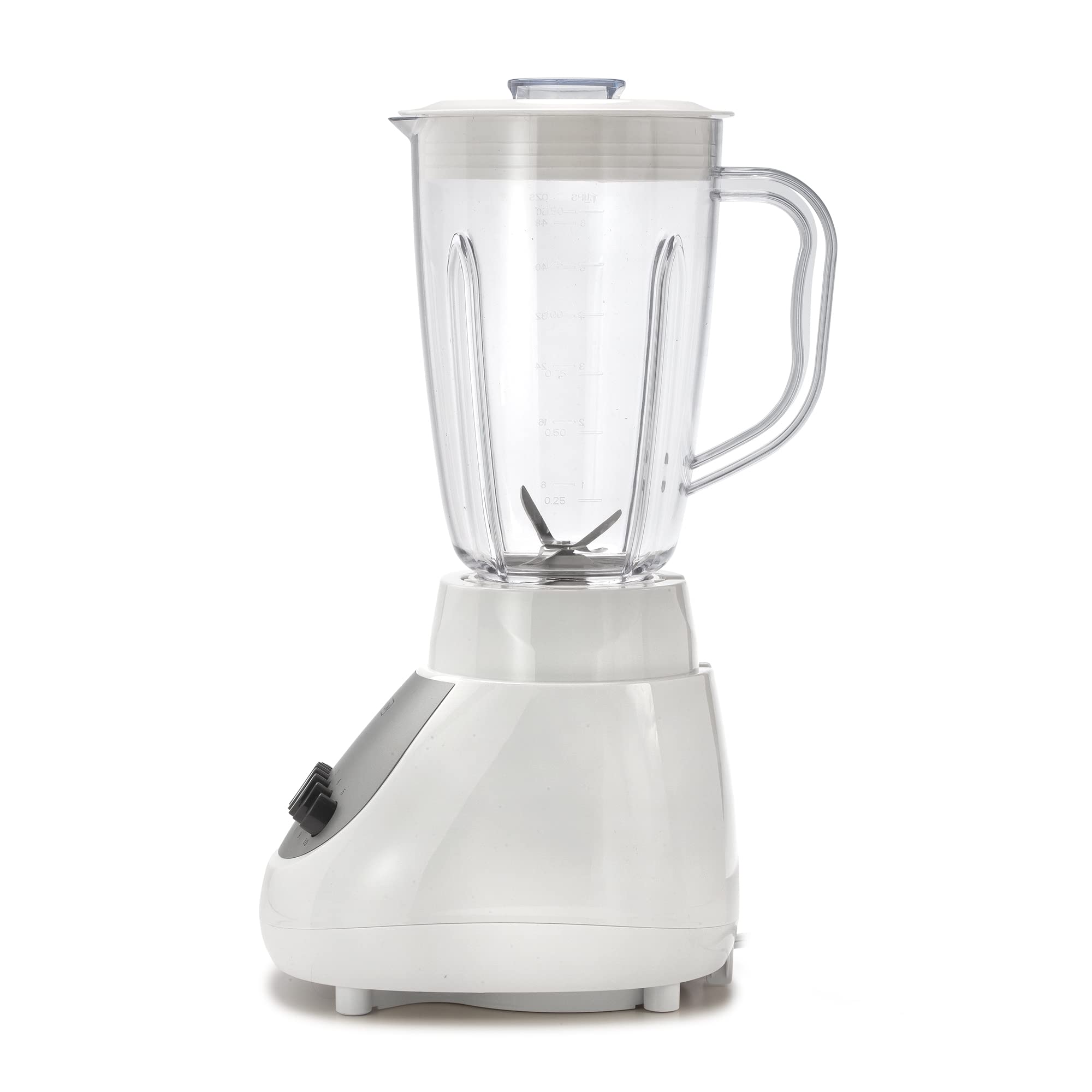 Dominion D4001WP 48 Oz White Countertop Blender - Powerful 700W Motor for Smoothies, Shakes & Food Prep - Perfect for Kitchen, Home & Restaurant Use