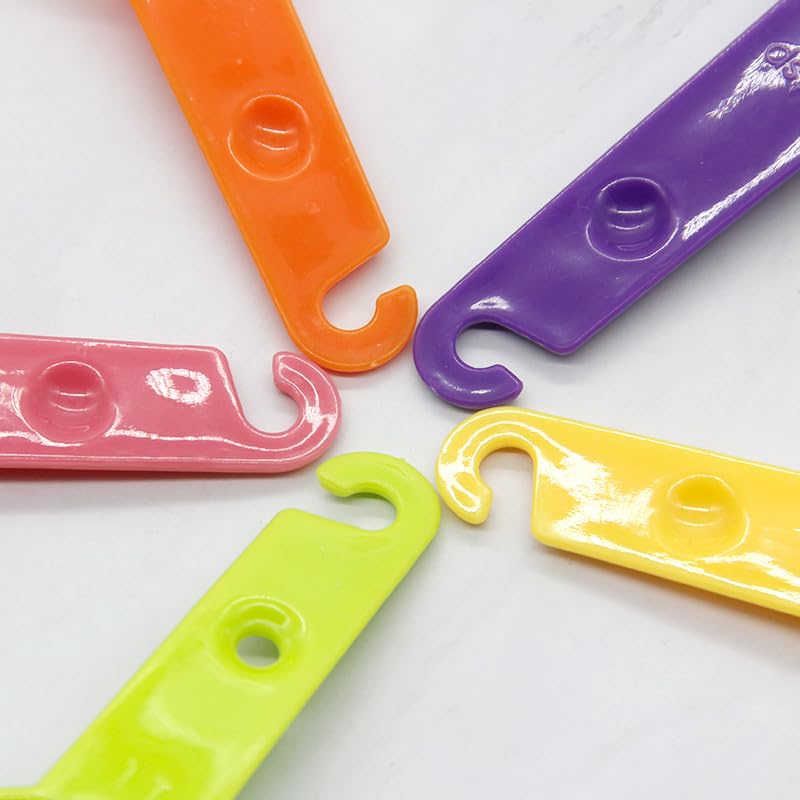 KOOSHLO 5-Piece Plastic Measuring Spoons Set for Cooking & Baking - Accurate Dry & Liquid Measurement Tools - Fits Spice Jars - Multicolor Kitchen Essentials - Perfect for Baking, Cooking & Meal Prep