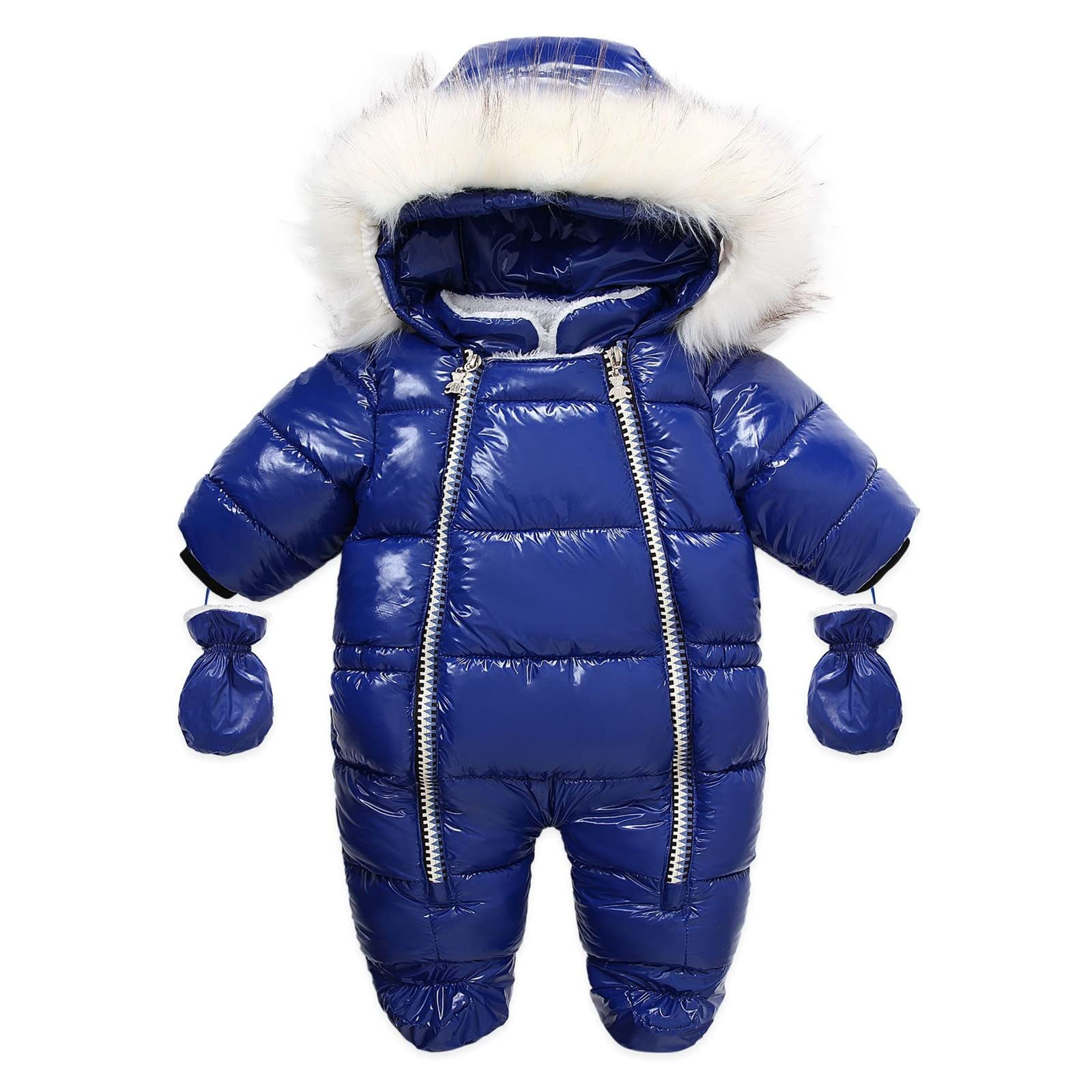 Winter Baby Snowsuit - Cute Toddler Jacket with Zipper for Boys & Girls | Warm Snow Bib Jumpsuit for Infants | Perfect for Outdoor Play & Snow Activities