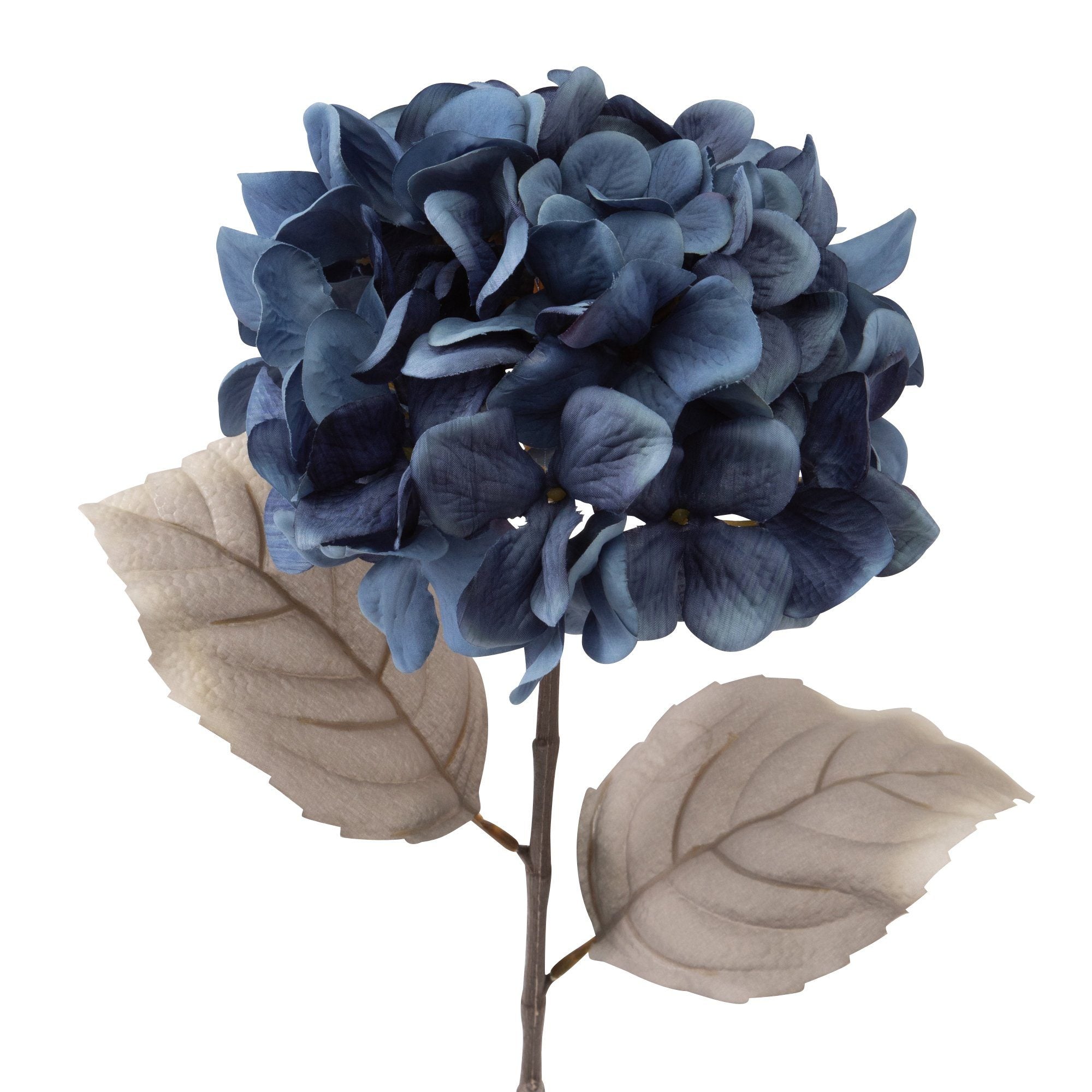 Dark Blue Hydrangea Artificial Flowers - Realistic Floral Decor for Home, Wedding, and Party Arrangements