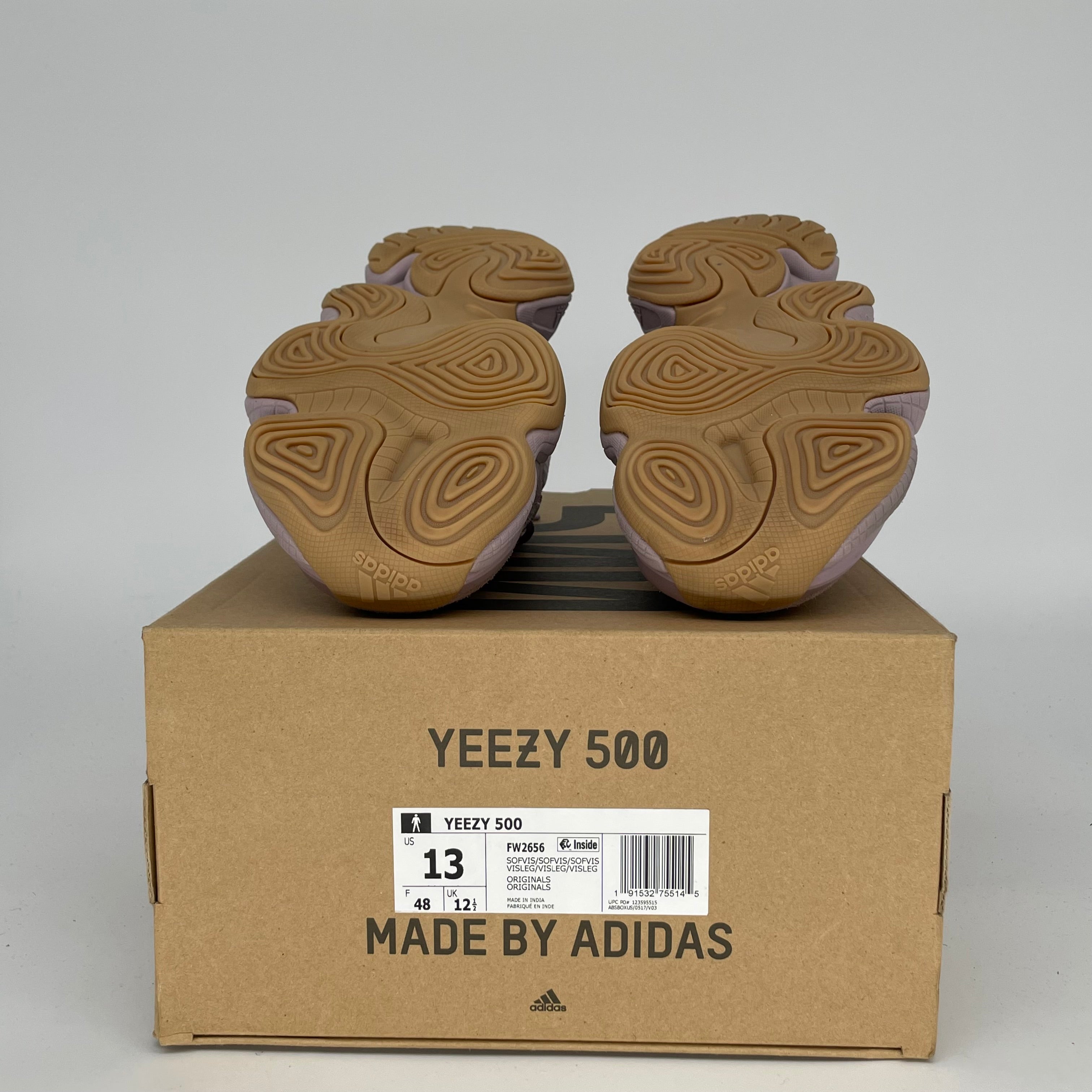Adidas Yeezy 500 Soft Vision Sneakers - Men's Size 13 (FW2656) | Comfortable Running Shoes for Jogging, Gym Workouts & Casual Streetwear Fashion