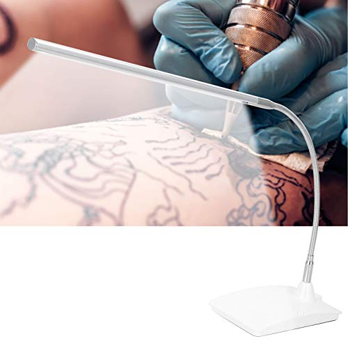 LED Nail Art Desk Lamp with Adjustable Brightness - Professional Table Light for Nail Salon, Tattoo Studio & Home Makeup Vanity - Perfect for Manicures, Pedicures & Beauty Treatments