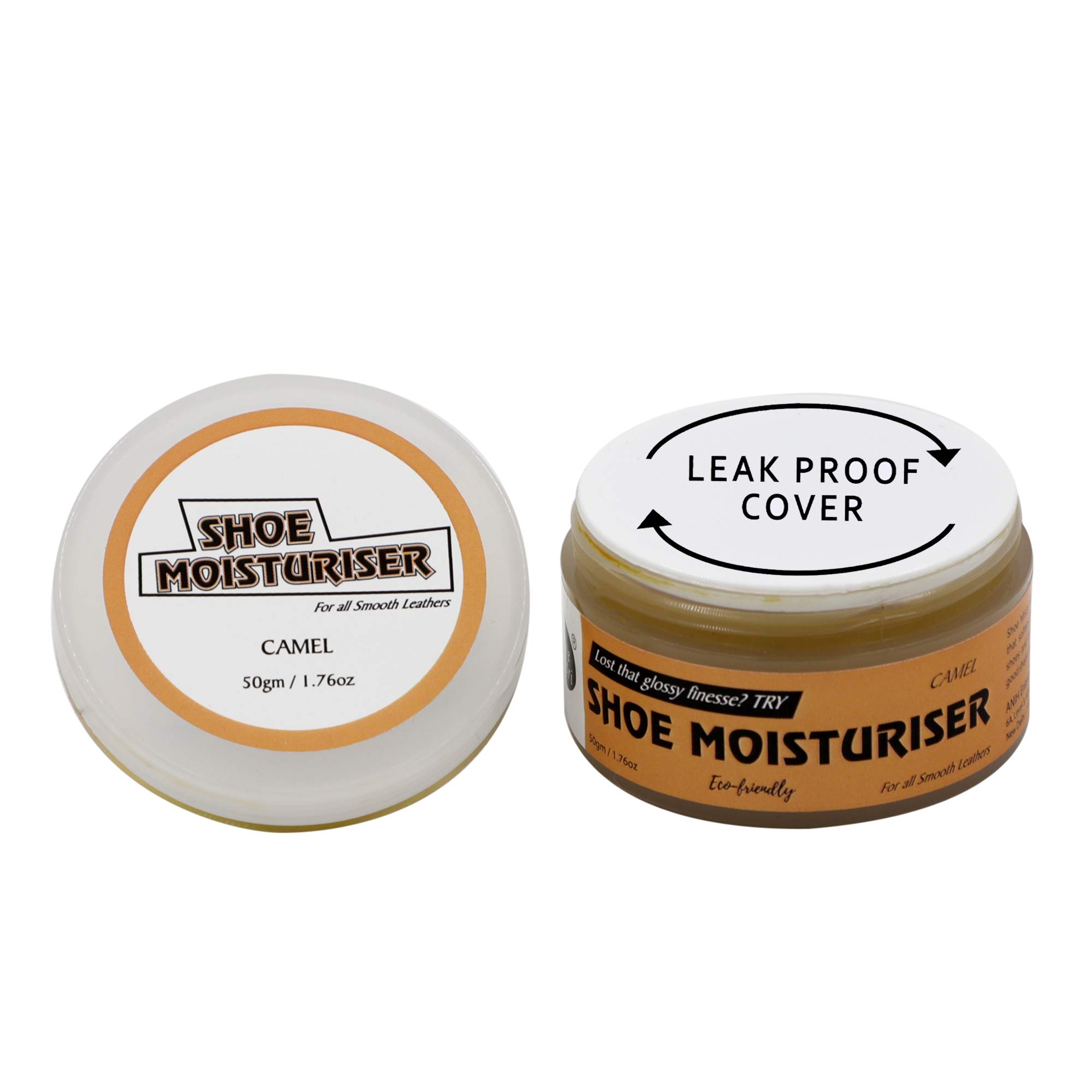 Premium Black Shoe Moisturizer Cream for Leather - 50g | Deep Conditioning Treatment for Soft Leather Shoes, Boots & Bags | Perfect for Daily Shine & Protection