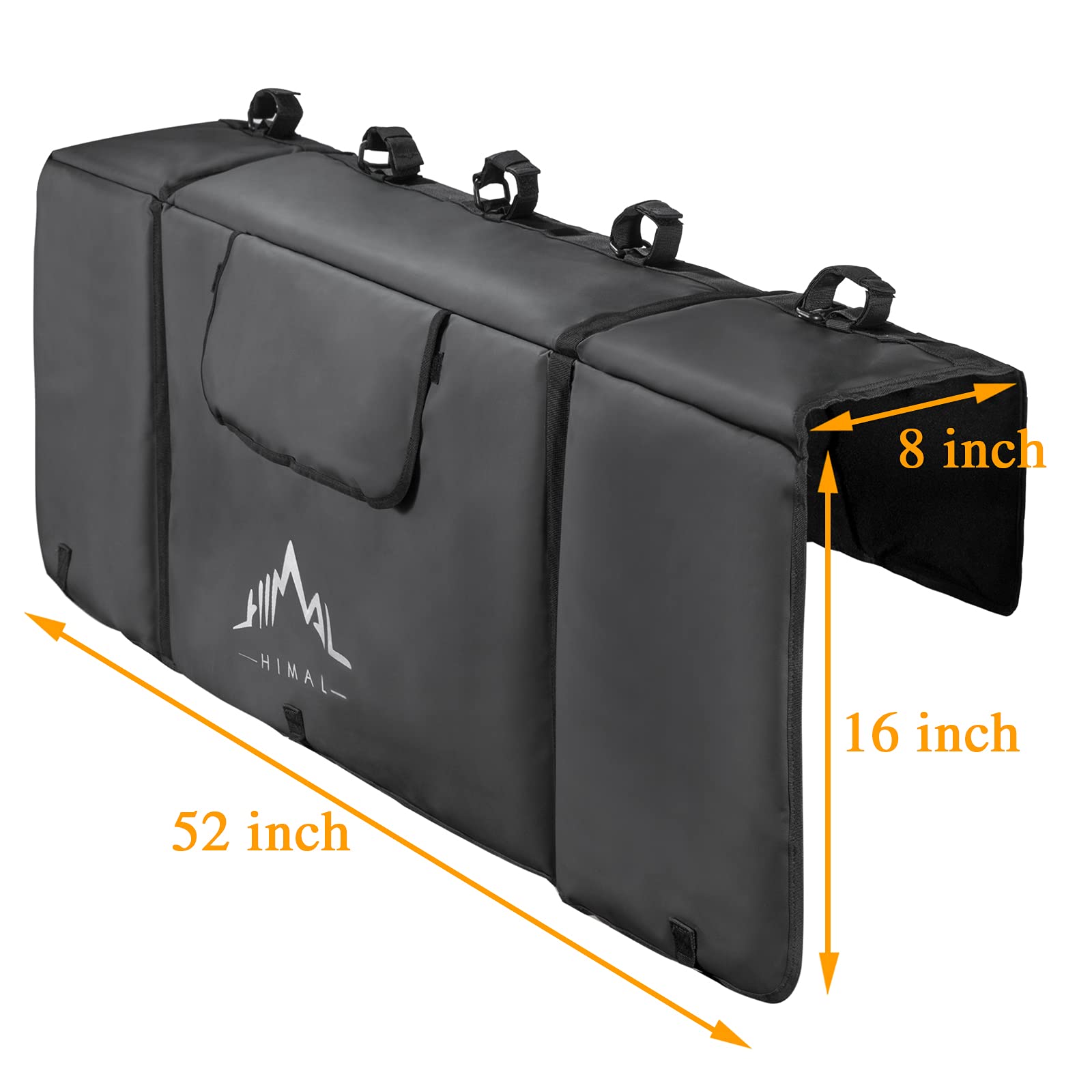 Himal Outdoors Mountain Bike Tailgate Pad - Durable Truck Bed Protector with Tool Pockets | Perfect for Transporting Bikes & Outdoor Adventures