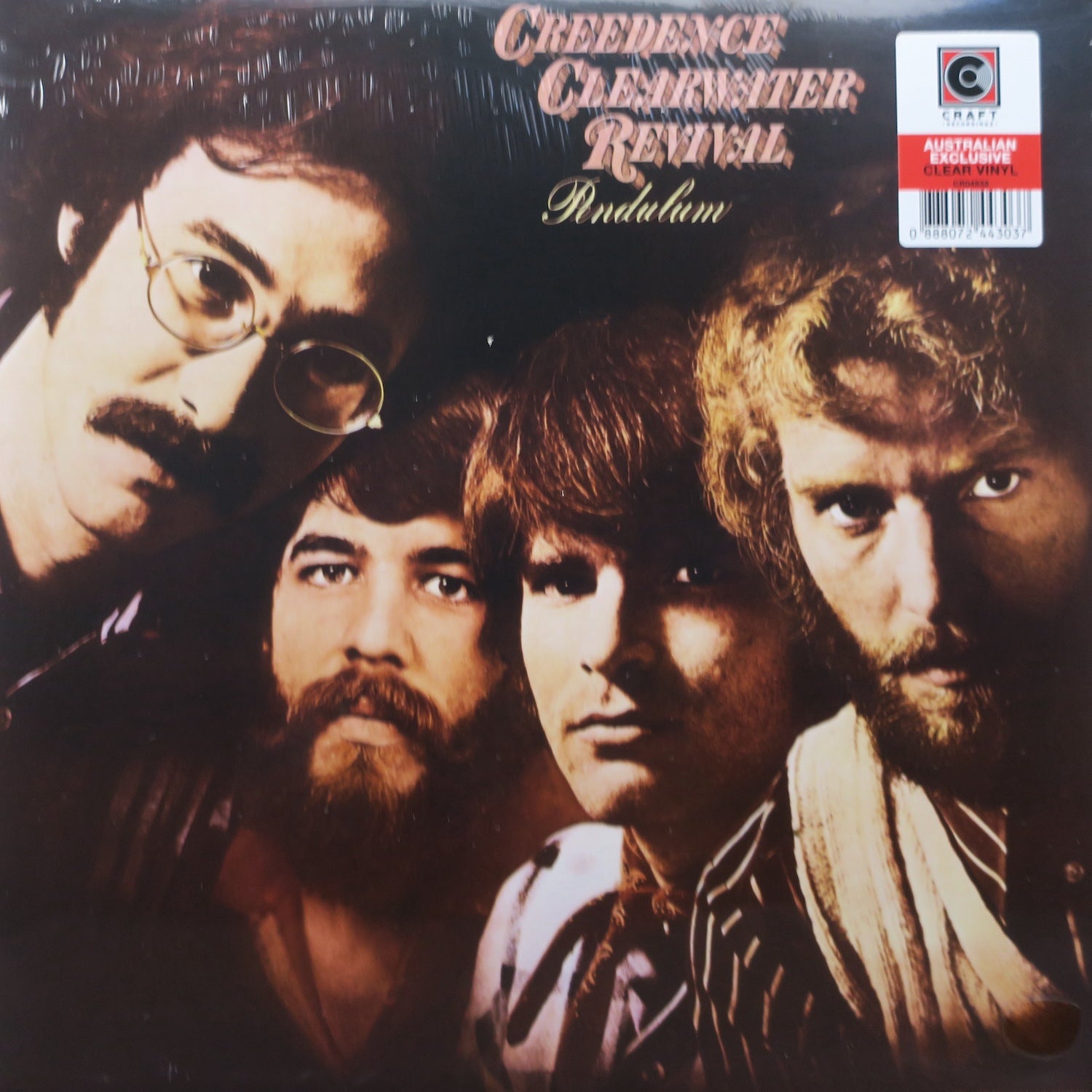 Creedence Clearwater Revival 'Pendulum' Clear Vinyl LP Record - Limited Edition Classic Rock Album for Collectors & Music Lovers - Perfect for Home Listening, Gifts & Vinyl Collections