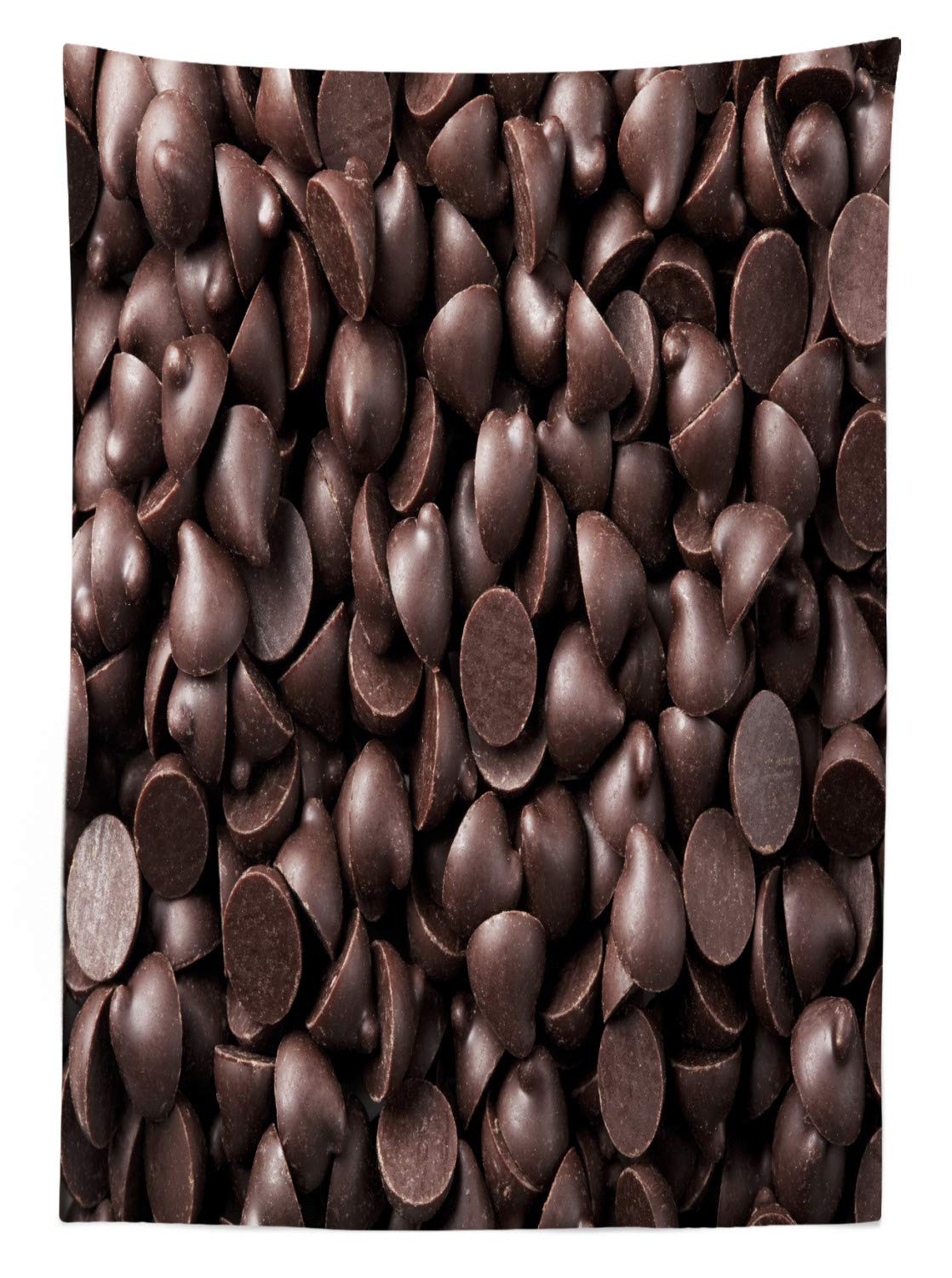 Ambesonne Chocolate Tablecloth - 52