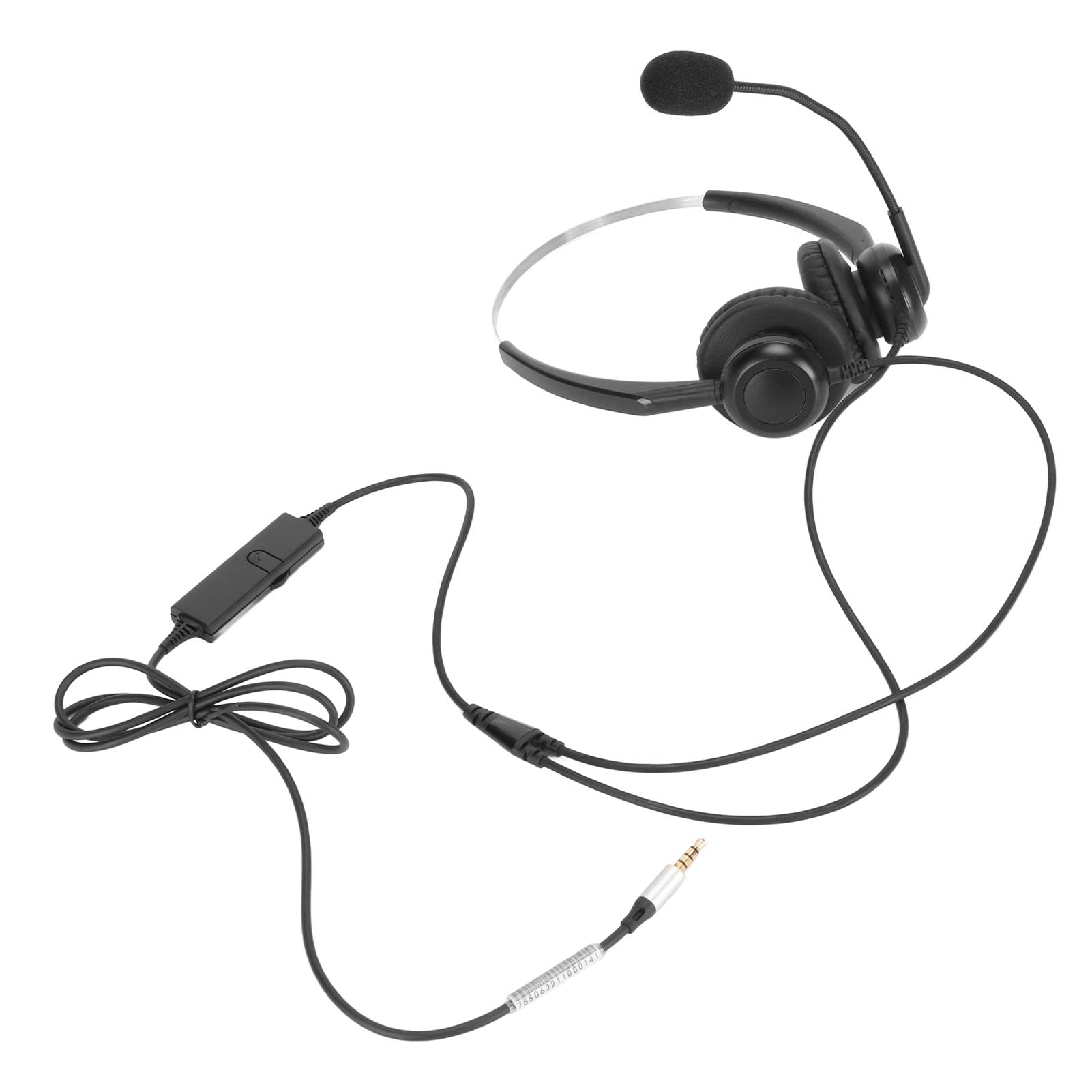 Noise Canceling Business Headset with Clear Audio - Binaural Telephone Headset for Call Centers & Office Use | Portable & Comfortable for Long Work Hours | Perfect for Remote Work, Customer Service & Online Meetings