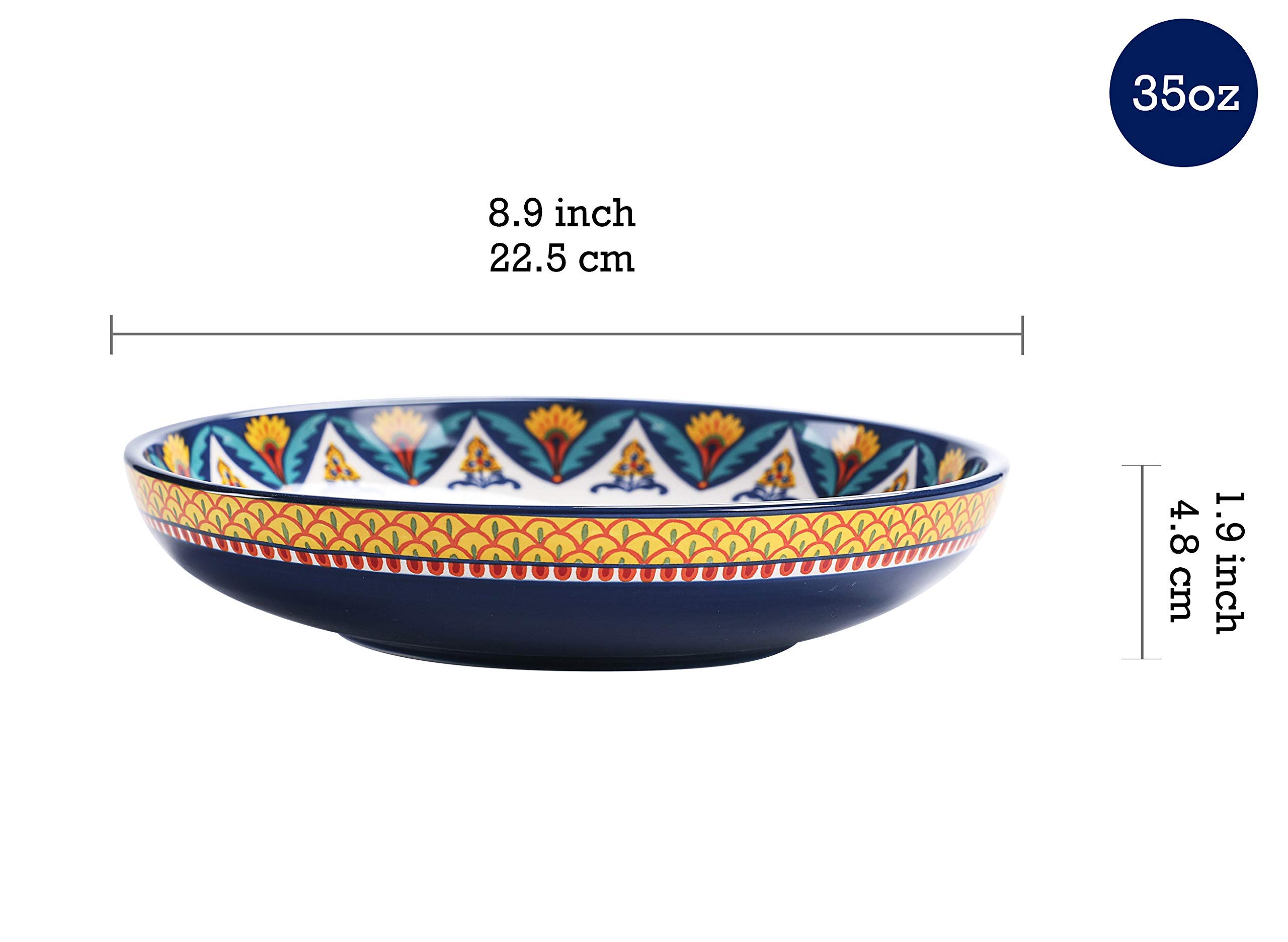 Bico Havana 16-Piece Ceramic Dinnerware Set for 4 - Includes 11