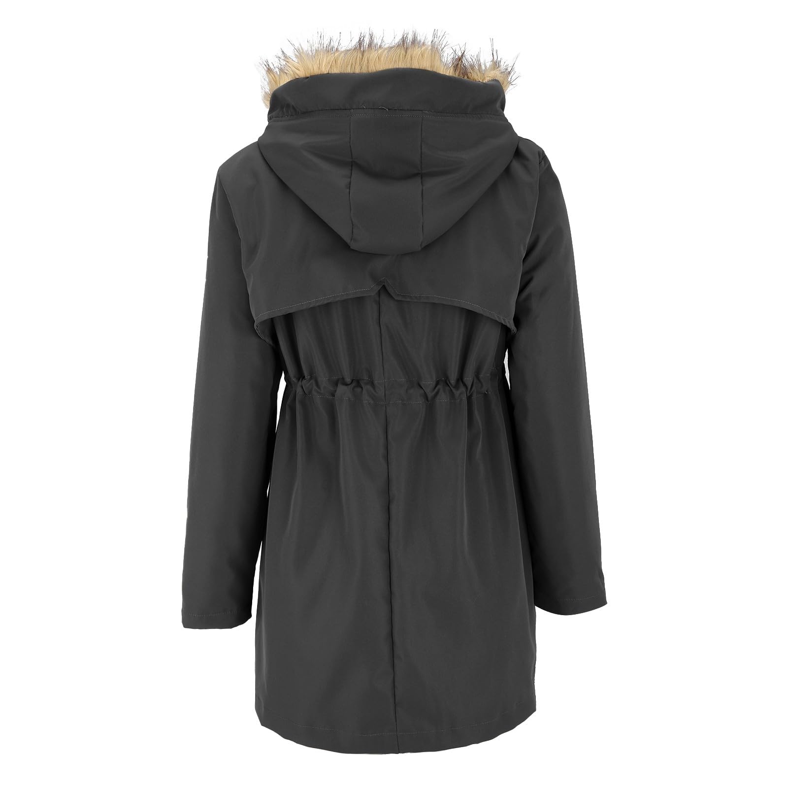 Women's Maternity 3-in-1 Thick Fleece Lined Winter Coat with Hood - Warm Maternity Jacket Extender for Pregnancy | Perfect for Cold Weather & Outdoor Activities