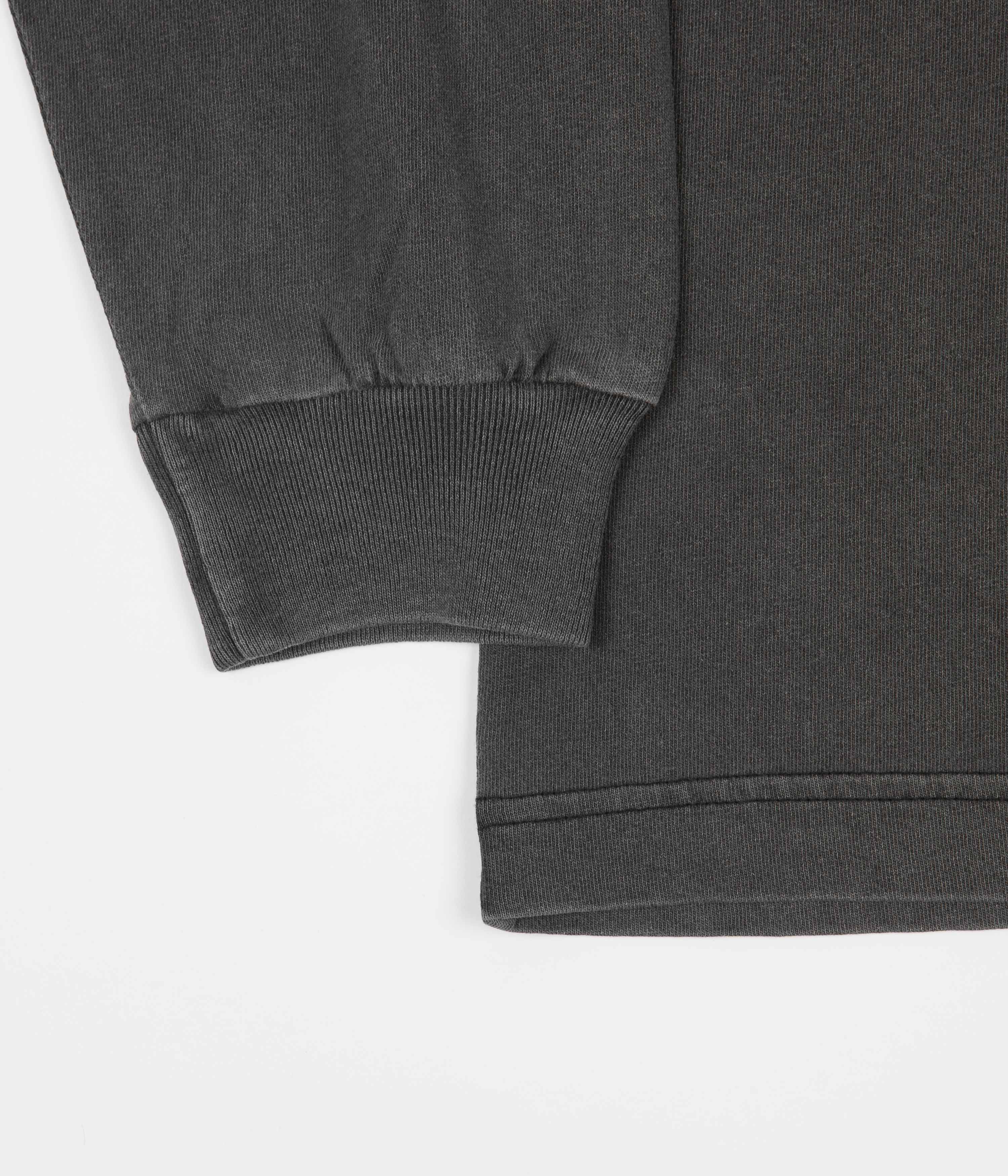 Carhartt Nelson Long Sleeve T-Shirt for Men - Durable Cotton Work Shirt - Black - Perfect for Construction, Outdoor Work & Casual Wear
