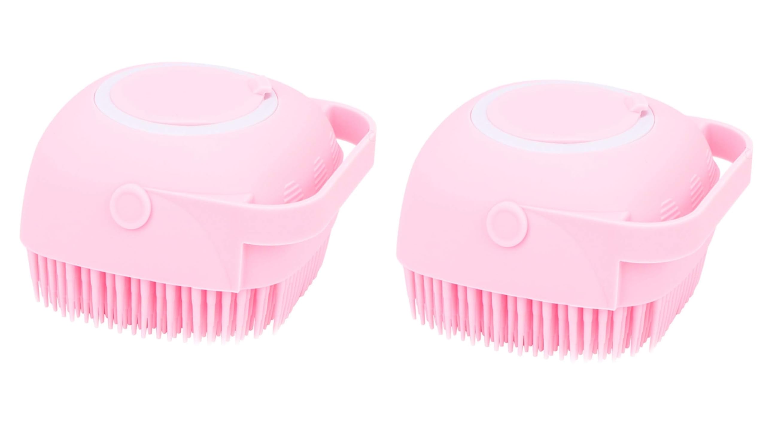 Premium Silicone Massage Bath Brush - Exfoliating Body Scrubber & Scalp Massager for Deep Cleaning, Relaxation & Improved Circulation - Perfect for Shampoo, Soap & Body Wash Application - Bath & Shower Essential (Set of 2)