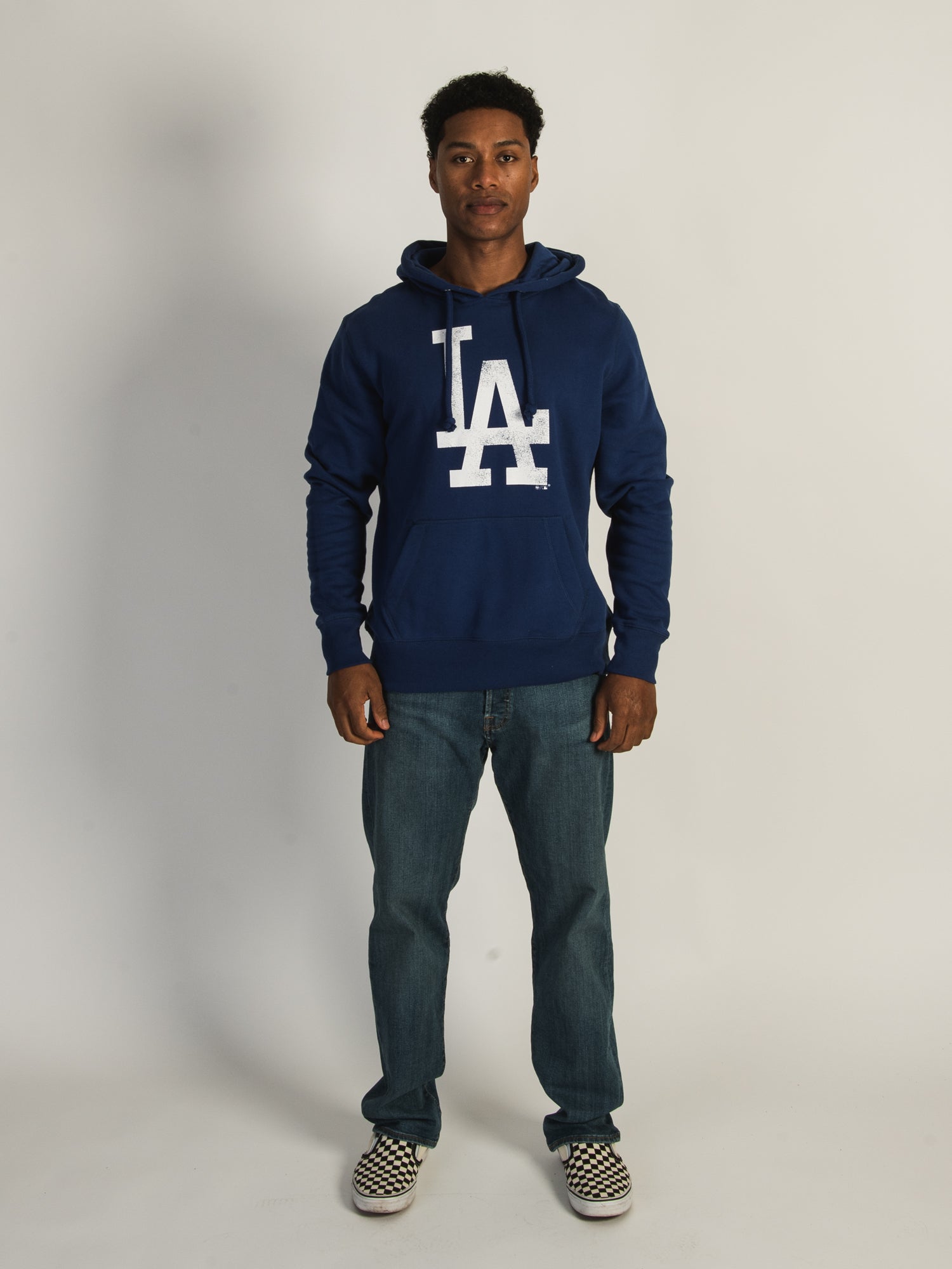 47 Dodgers Imprint Headline Hoodie - Official MLB Licensed Pullover for Men & Women - Perfect for Game Day, Casual Wear & Fan Apparel