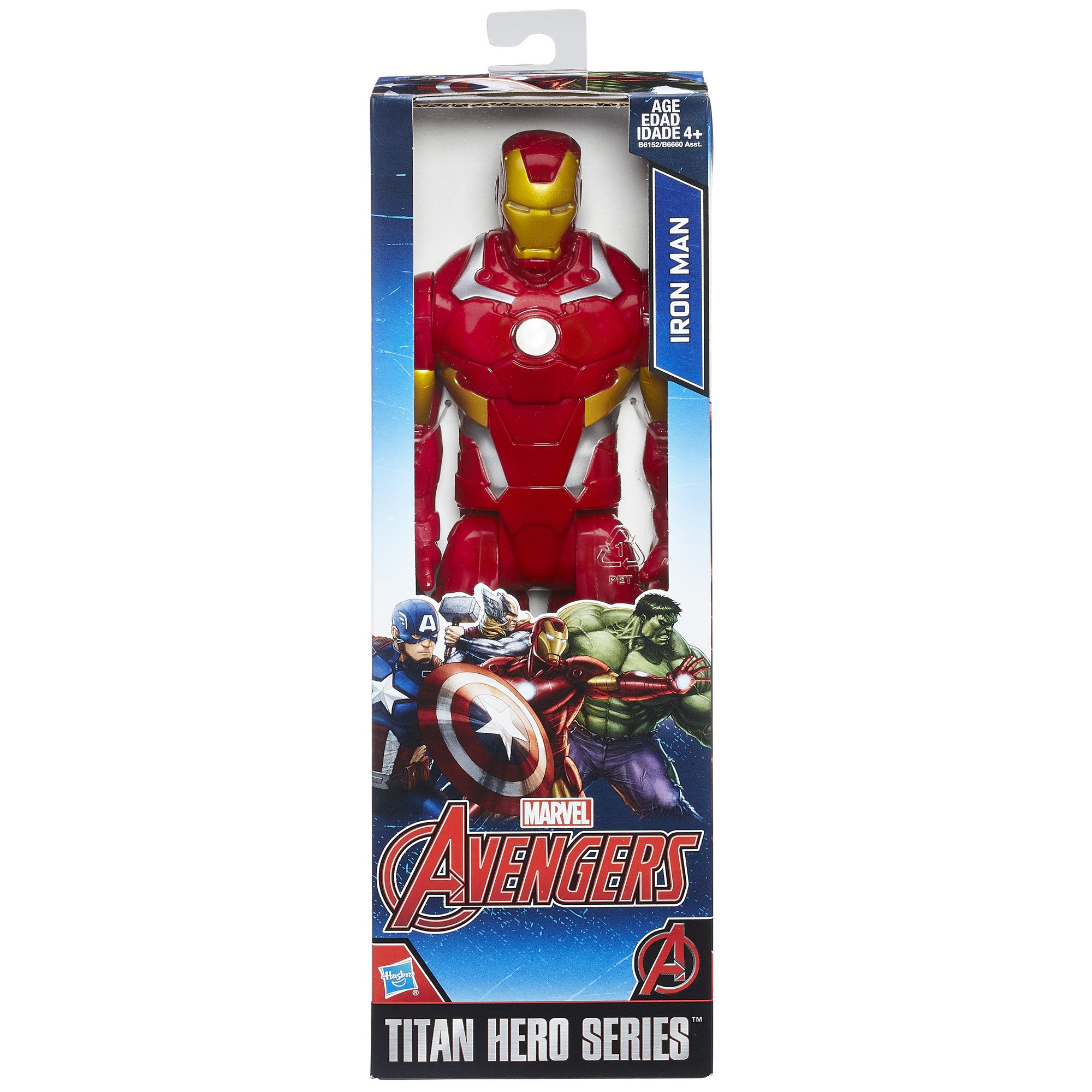 Hasbro Marvel Titan Hero Series Iron Man Action Figure - 12-Inch Collectible Toy for Kids & Adults - Perfect for Display, Play & Marvel Fans Collection