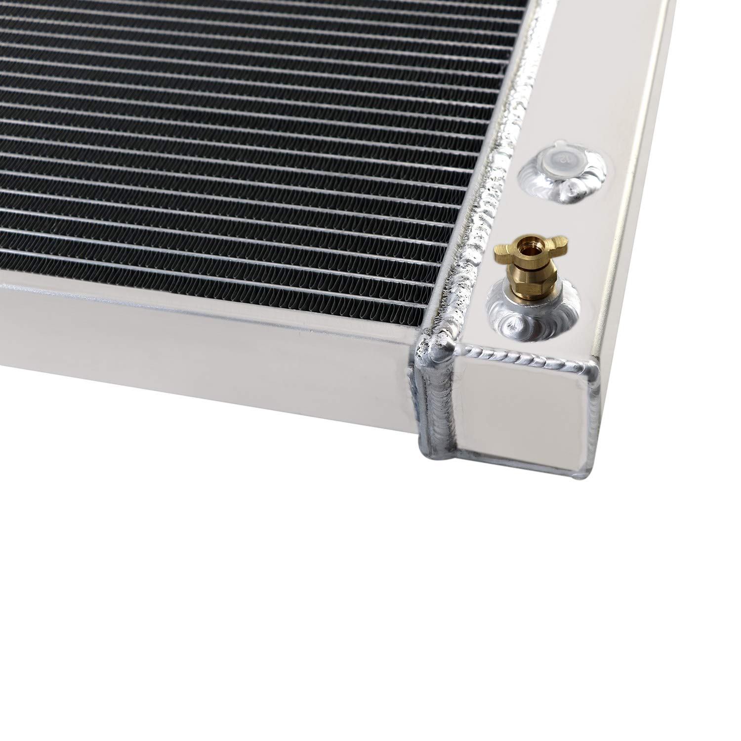 Aluminum 3-Row Radiator for 1930-1950 Chevy/GMC Medium Nose Cars & Hot Rod Trucks - High-Performance Cooling Upgrade for Classic Car Restoration & Custom Builds