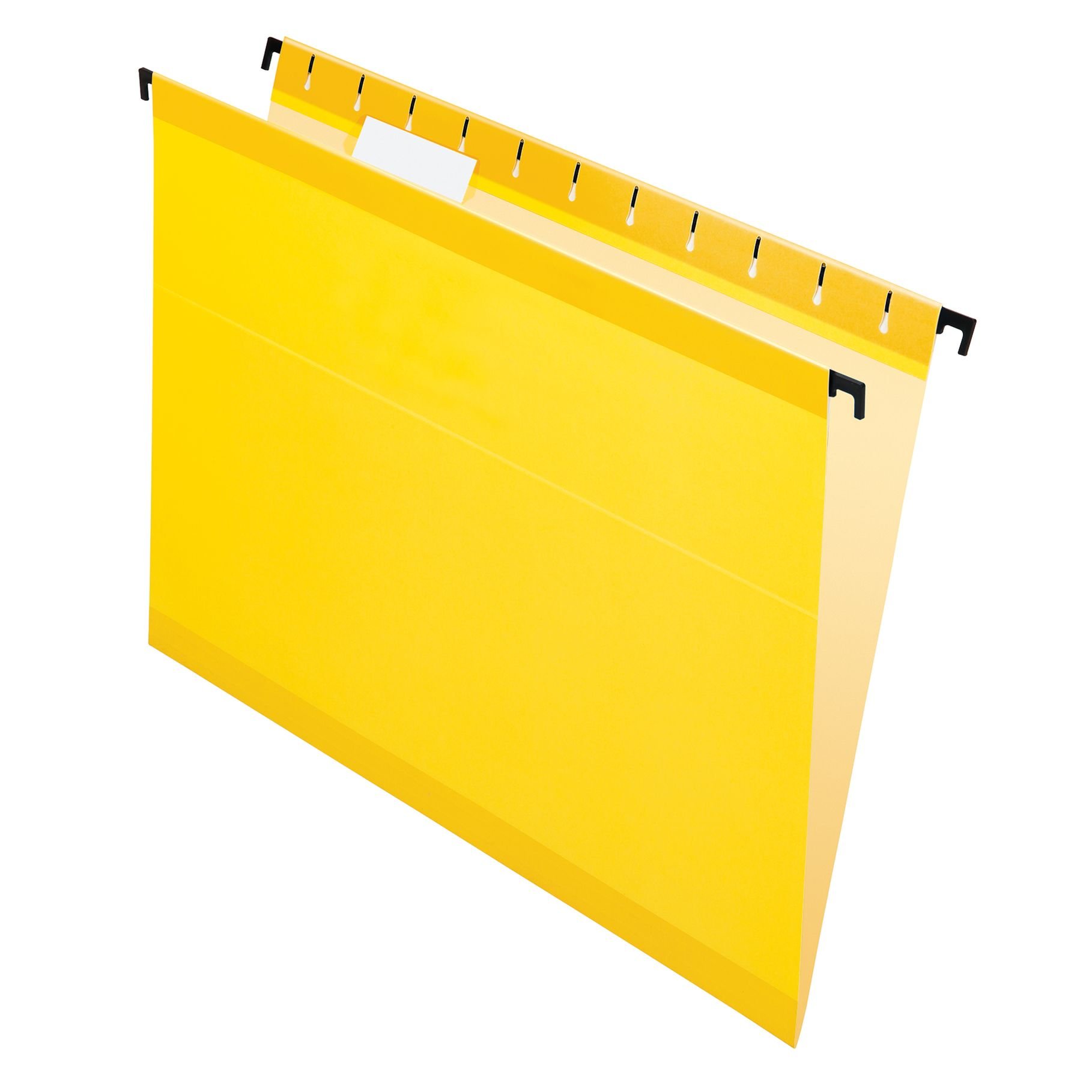 Pendaflex SureHook Reinforced Hanging Folders - Letter Size, Yellow, 20/Box (6152 1/5 YEL) - Durable File Organizers for Office, Home & School Document Storage
