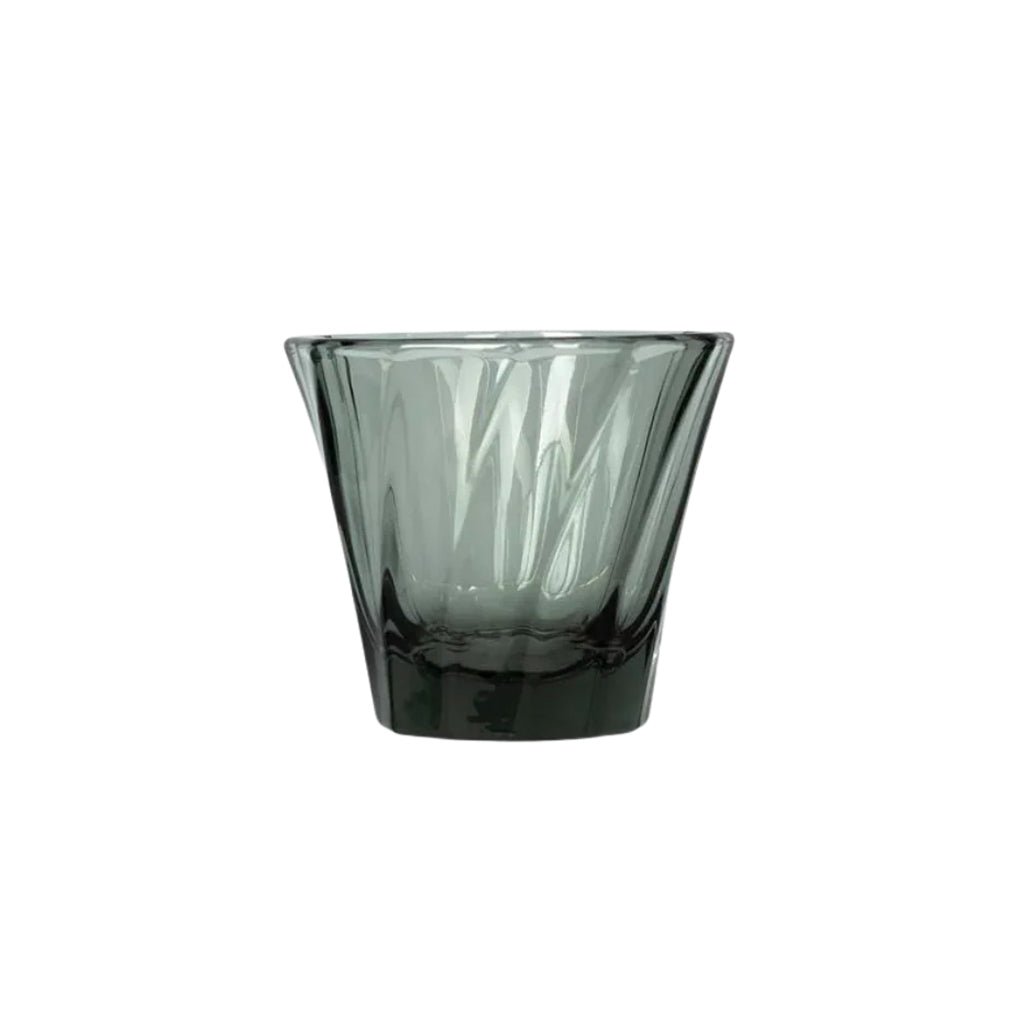 Loveramics Black Twisted Glass Coffee Cup - 12oz Handmade Ceramic Mug for Espresso, Latte & Cappuccino - Perfect for Home, Cafe & Office Use