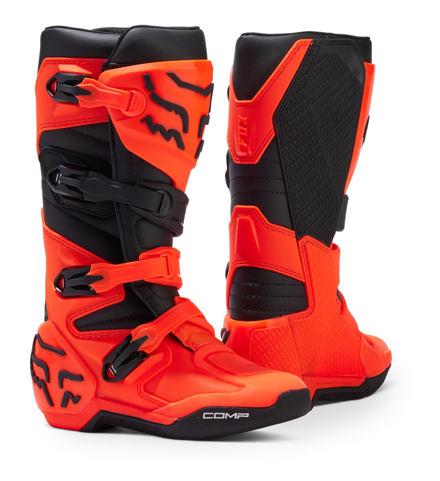 Fox Racing Youth Comp Motocross Dirt Bike Boots - Kids MX Off-Road Motorcycle Riding Shoes for Boys & Girls - Perfect for Trail Riding, Motocross Racing & Off-Road Adventures
