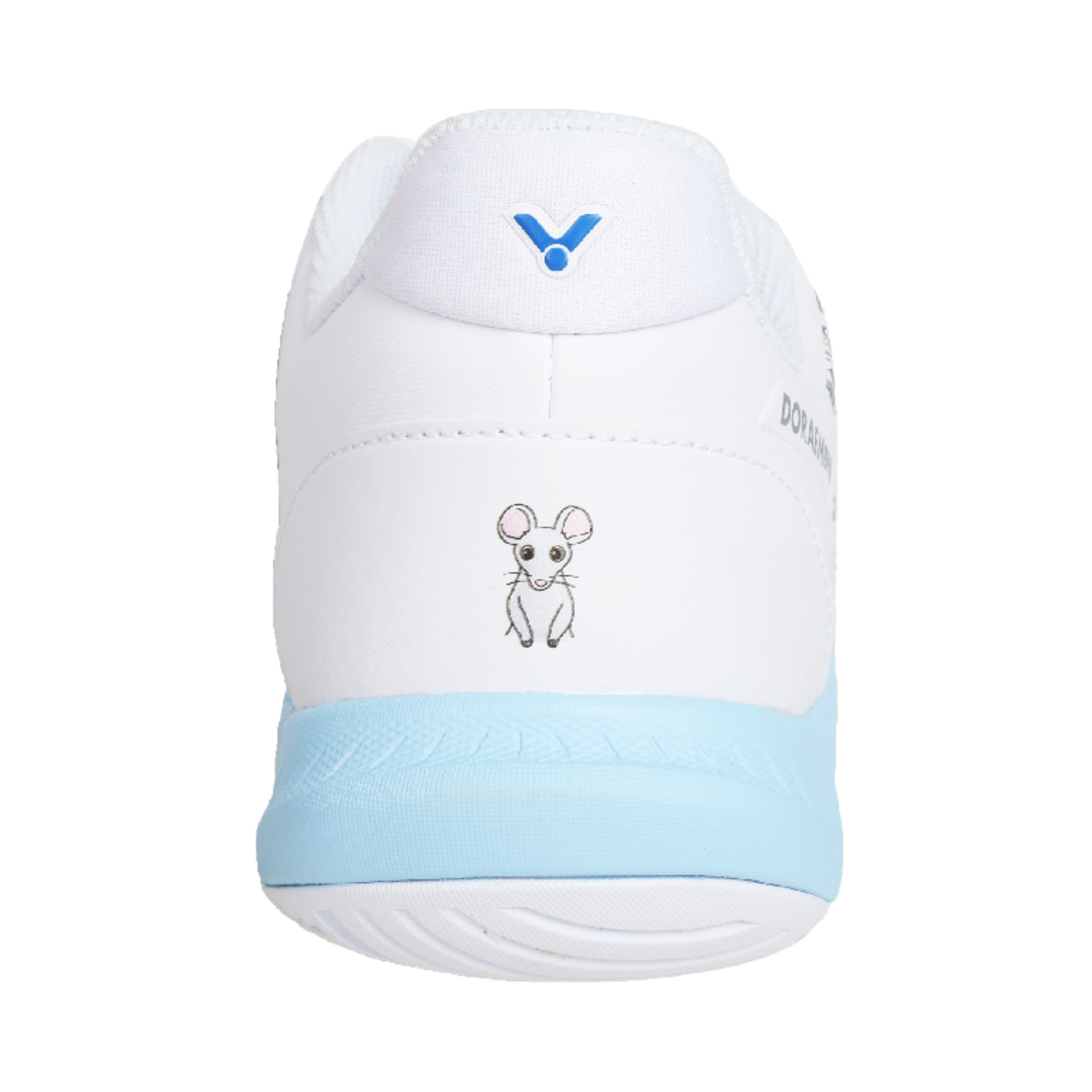 Victor X Doraemon P DRM A Indoor Court Shoes for Badminton & Volleyball - Lightweight Non-Slip Sneakers [Bright White] - Perfect for Gym, Sports & Casual Wear