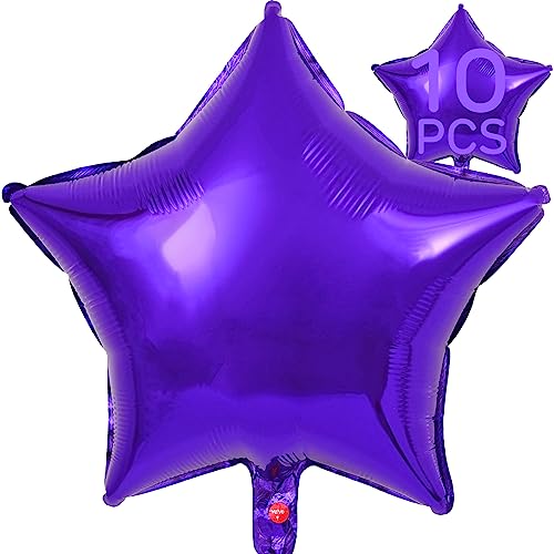 Purple Star Balloons