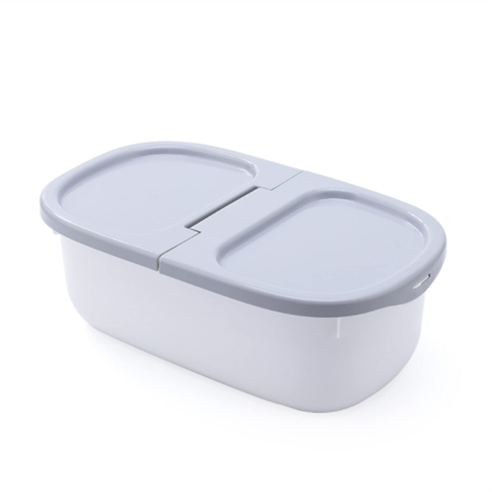 Airtight Rice Storage Container - 5L/10L Sealed Food Container for Flour, Grains & Dry Goods - BPA-Free Plastic Kitchen Storage Bin with Locking Lid (Gray) - Perfect for Pantry, Kitchen & Bulk Food Organization